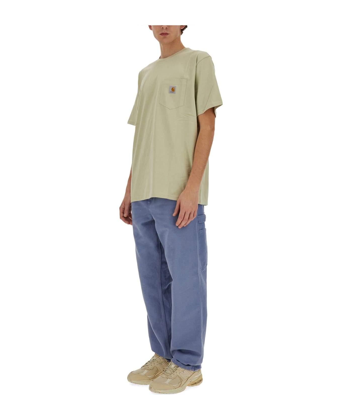 Carhartt Pants 'dearborn' - Bay Blue Aged Canvas ボトムス