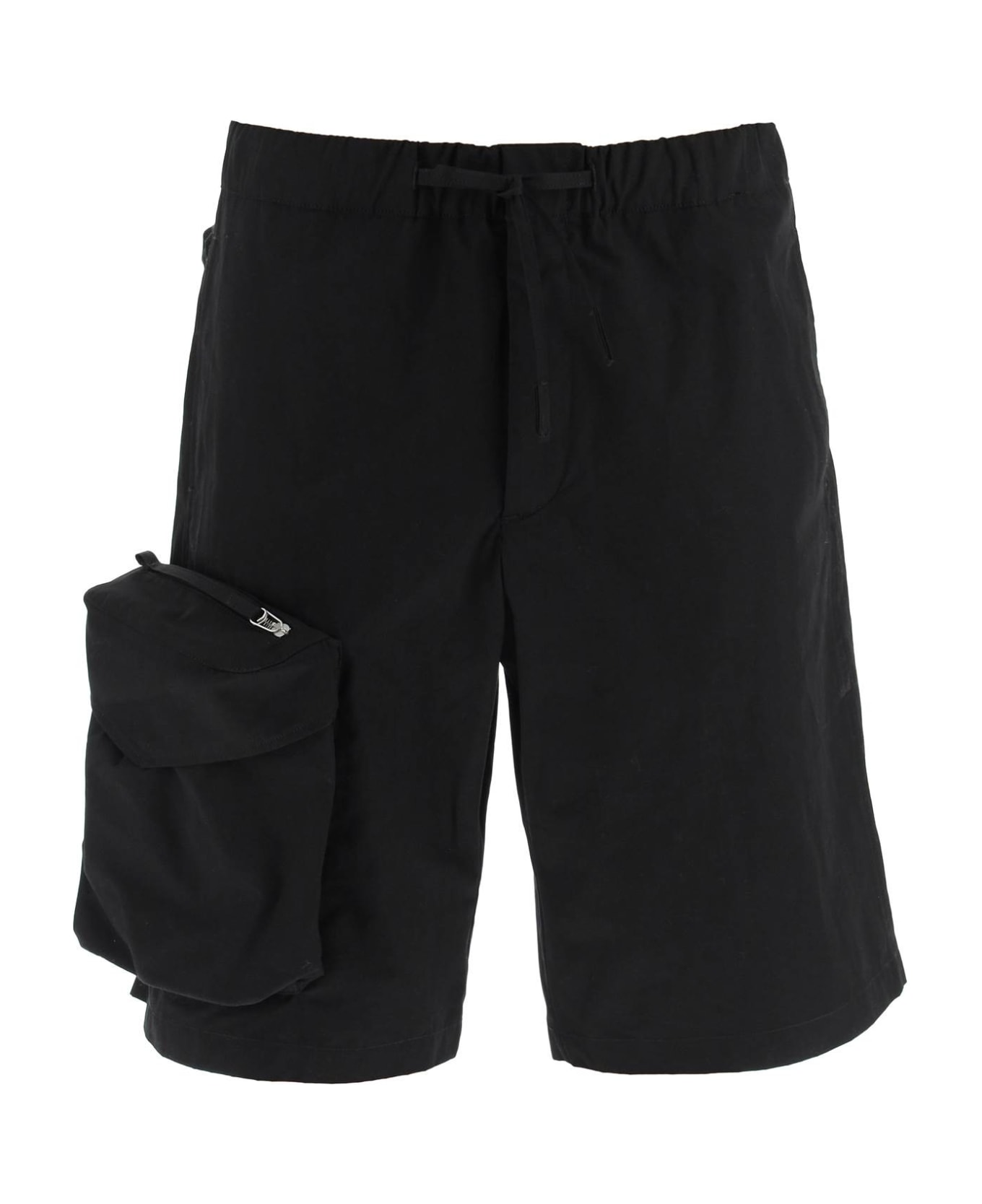 OAMC Oversized Shorts With Maxi Pockets - BLACK (Black)