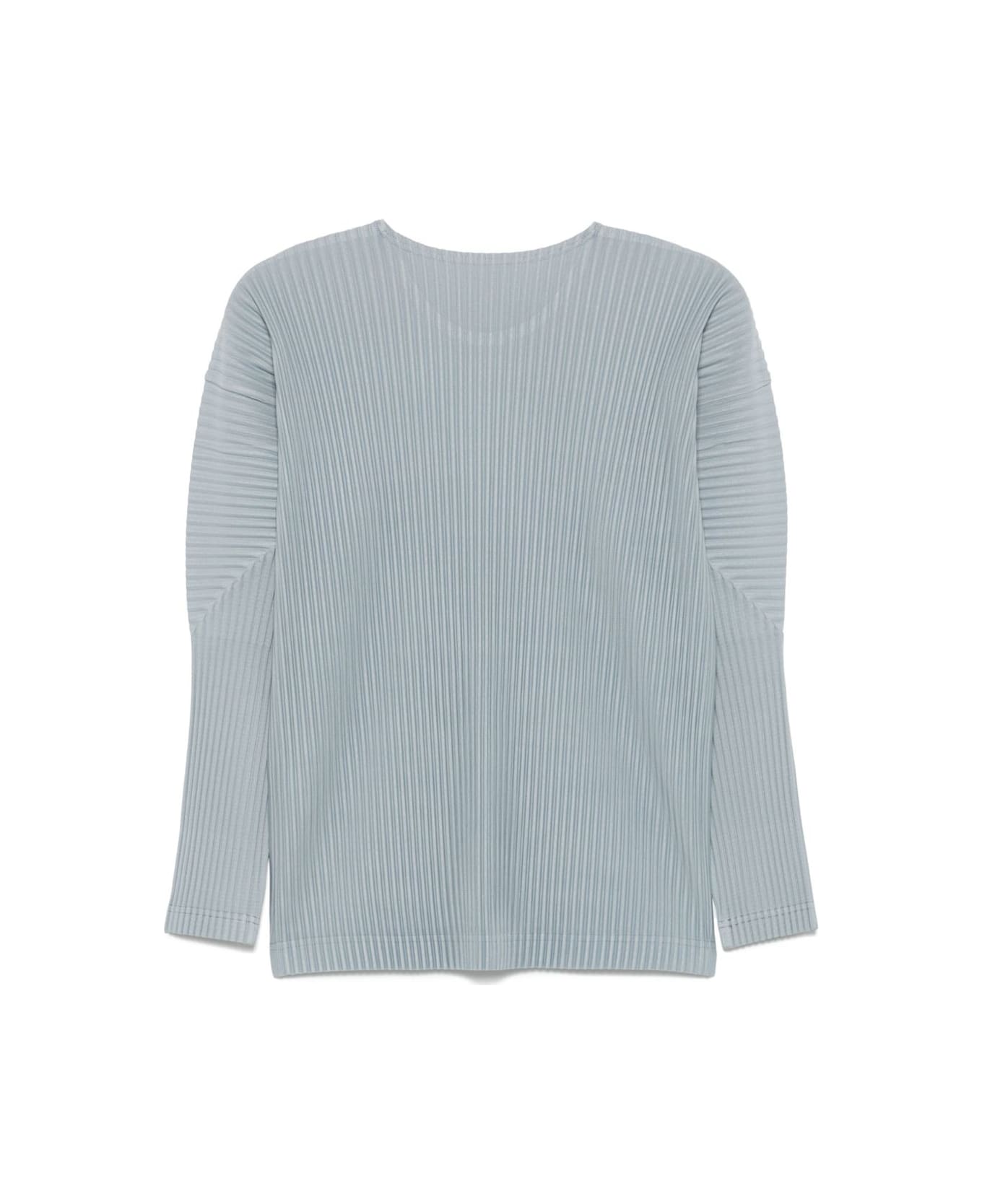 Homme Plissé Issey Miyake Pleated T-shirt - Light Grey