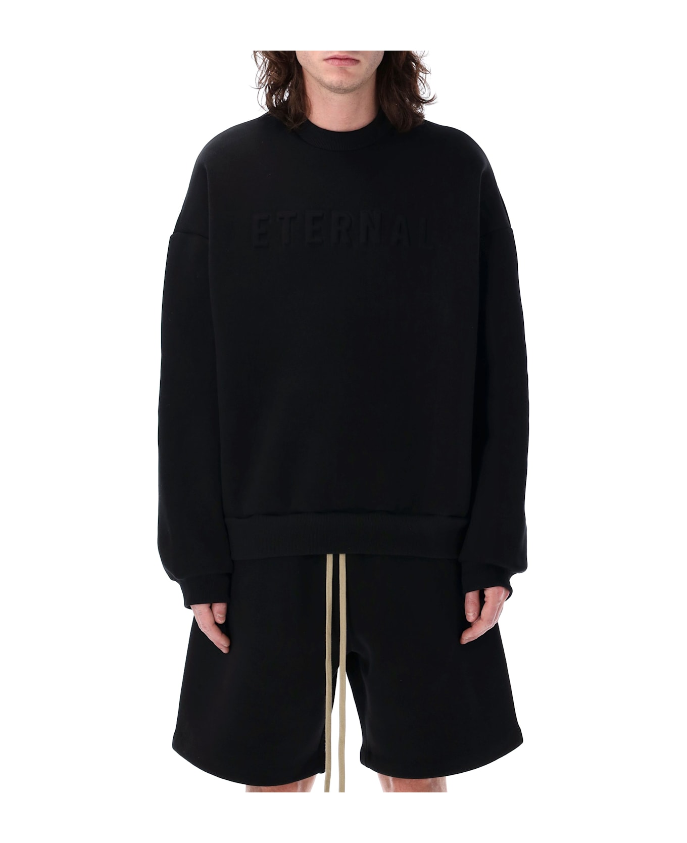 Fear of God Eternal Fleece Crewneck - BLACK