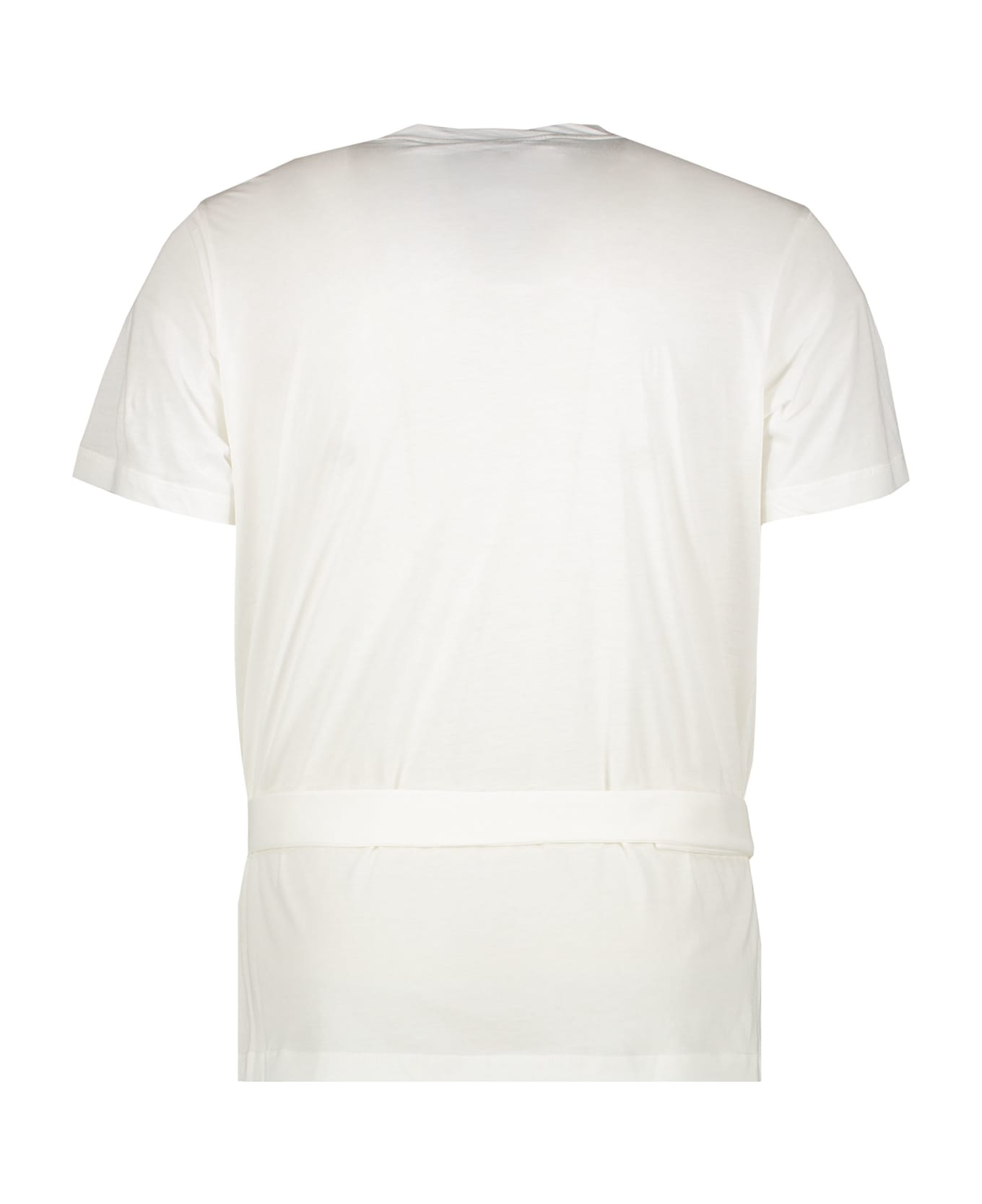 Off-White Printed Cotton T-shirt - White
