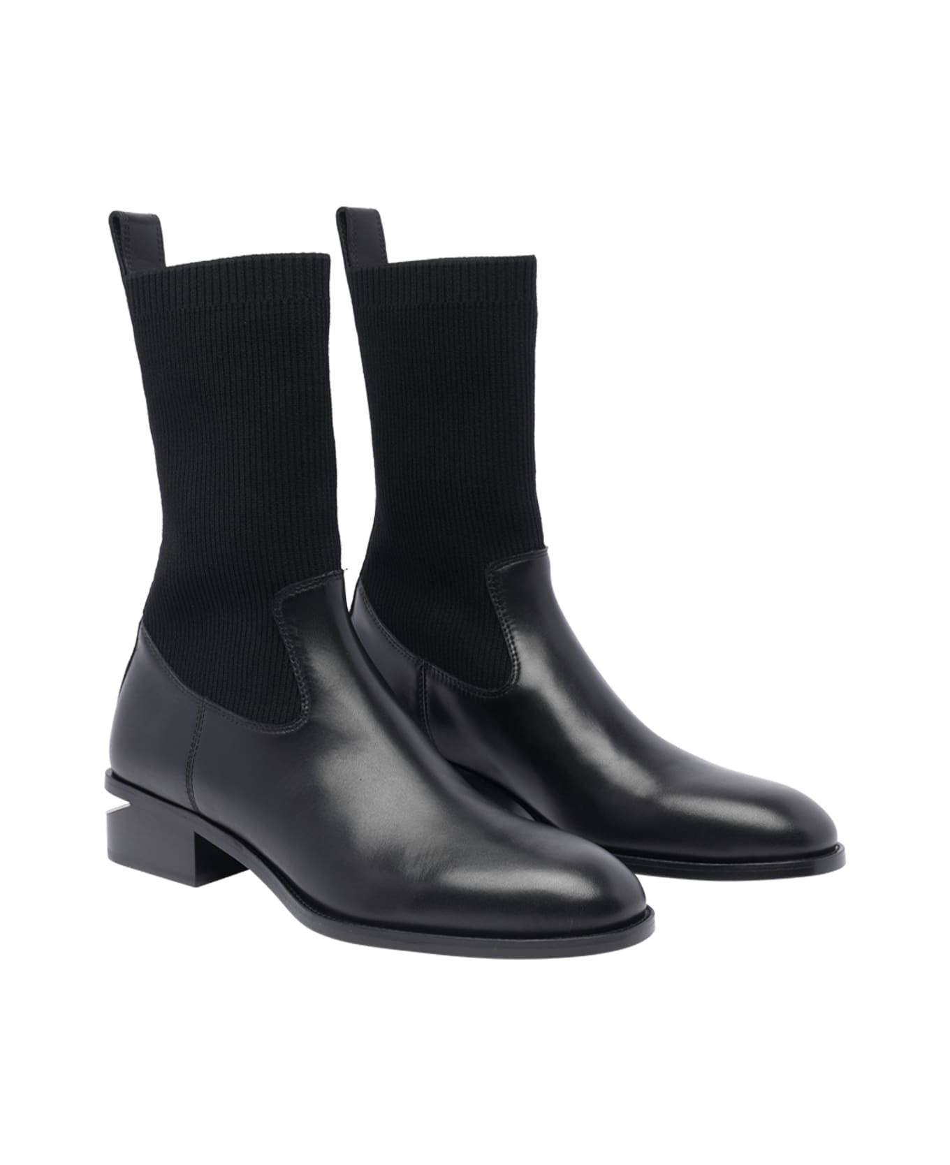 Alexander Wang Kane Socks Booties - Black