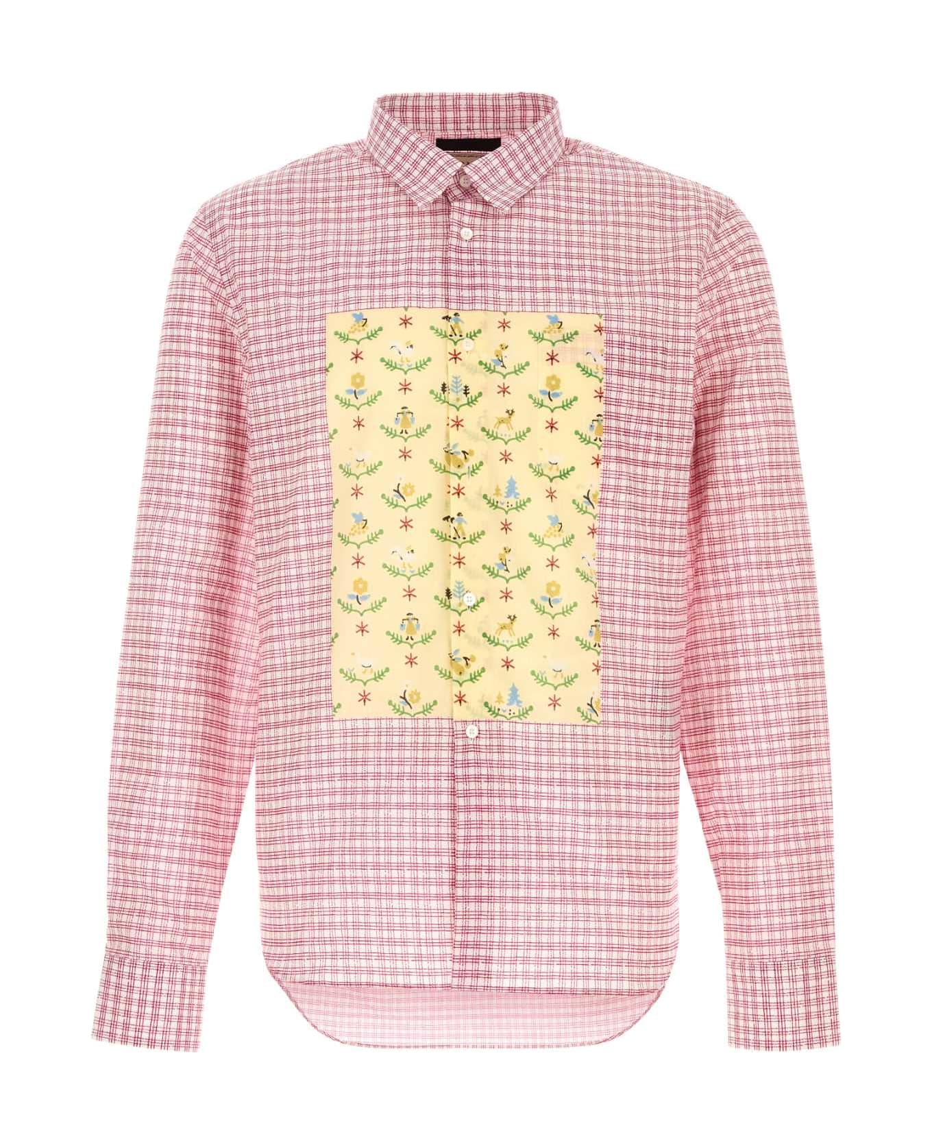 Prada Printed Cotton Shirt - ROSSO