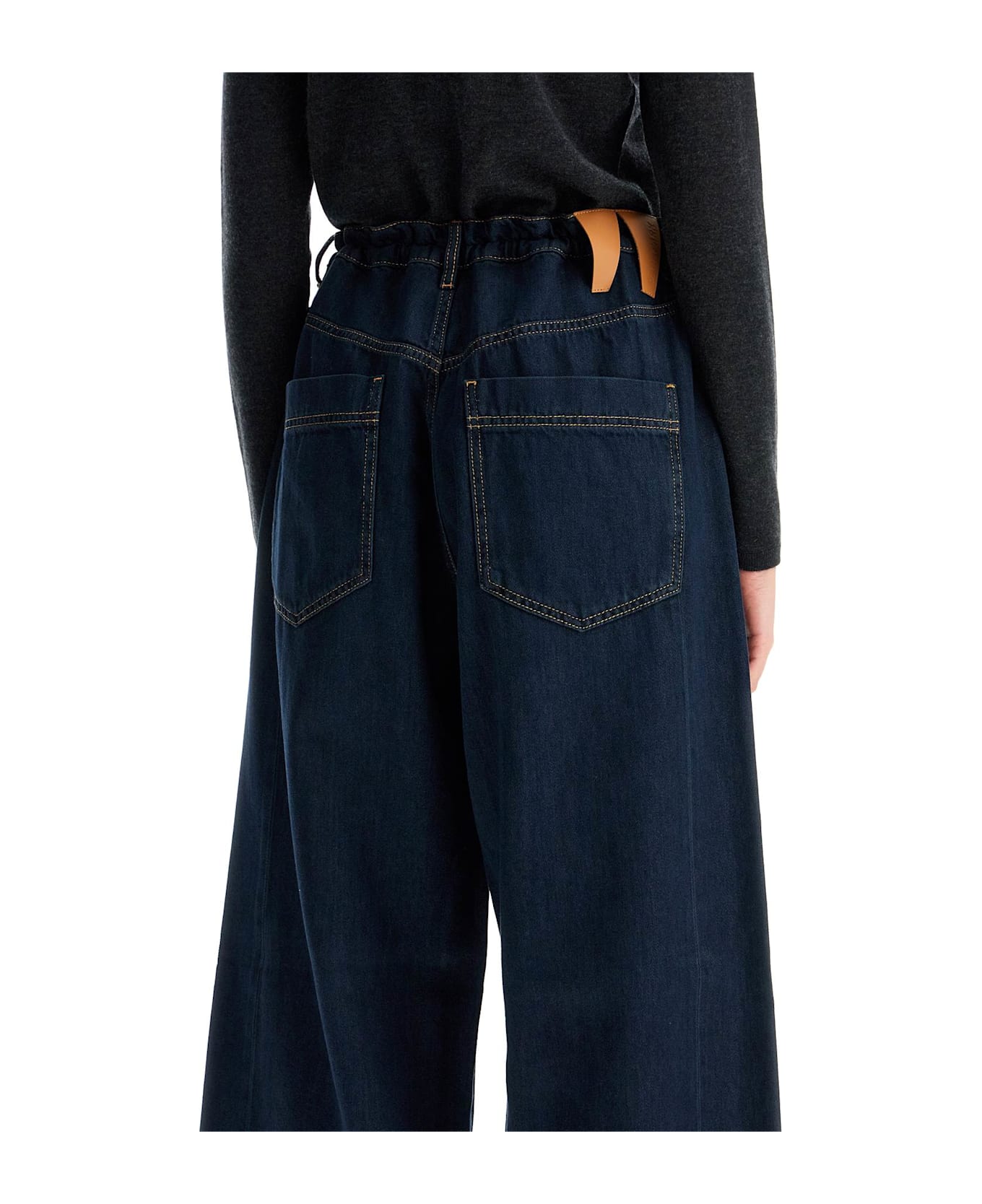 DARKPARK Iris Jeans With Baggy Waistband - BLU