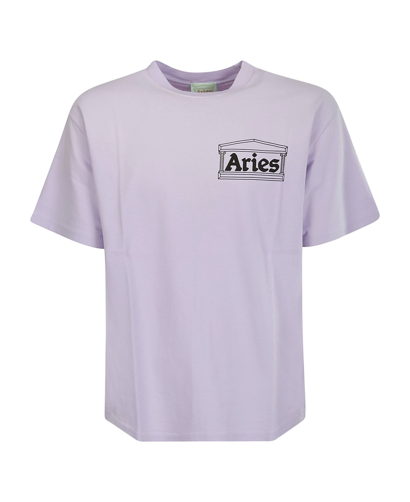 Aries Sunbleached Temple Ss Tee - FADED PURPLE Tシャツ
