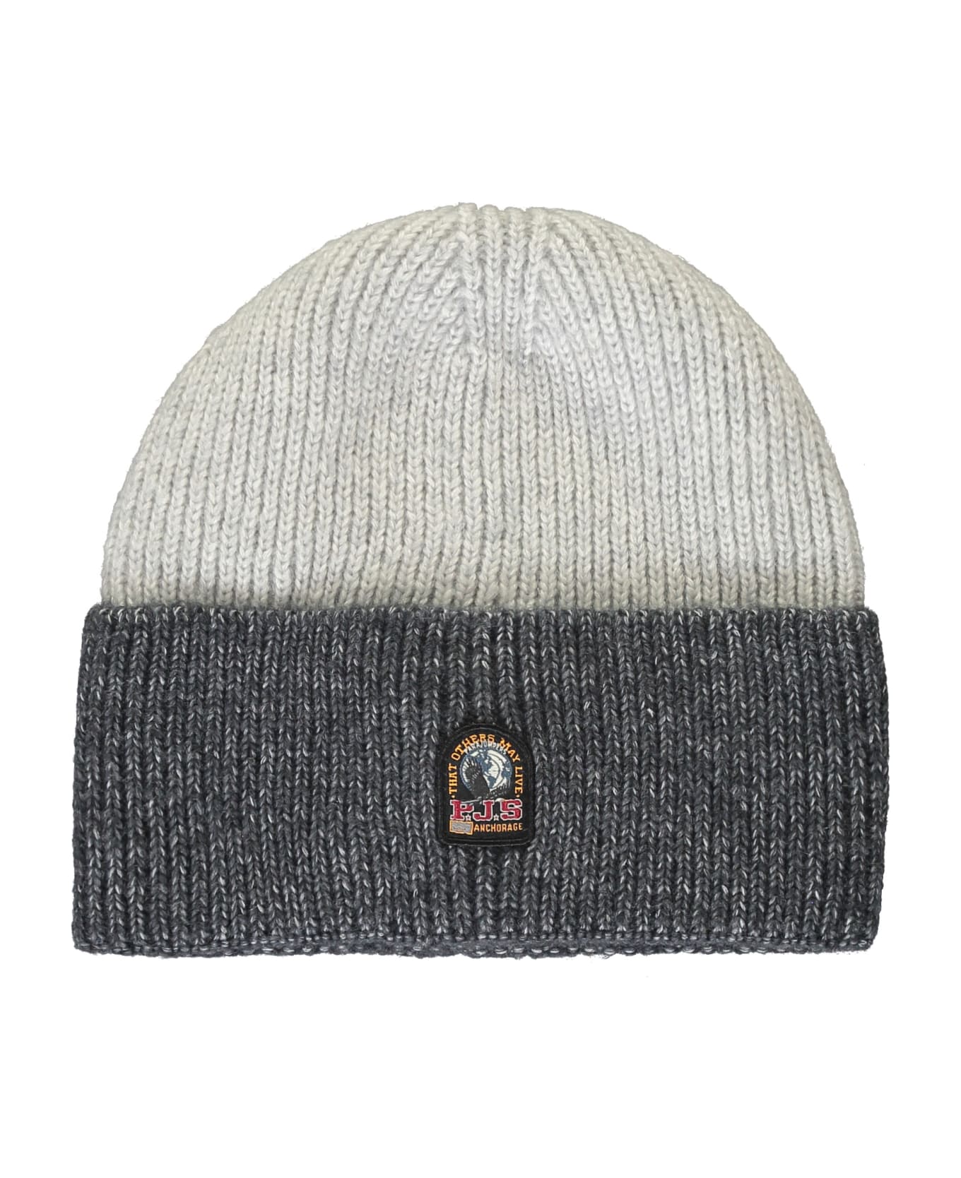 Parajumpers Ribbed Knit Beanie - grey
