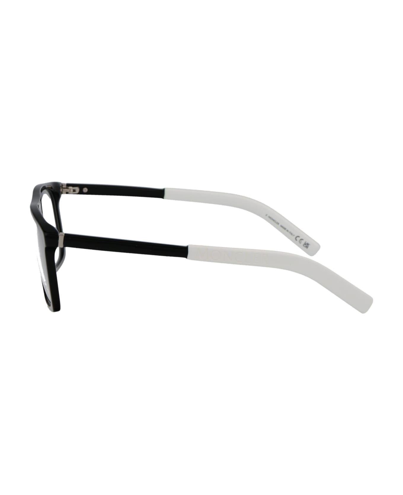 Moncler Eyewear Ml5206 Glasses - 001 Nero Lucido