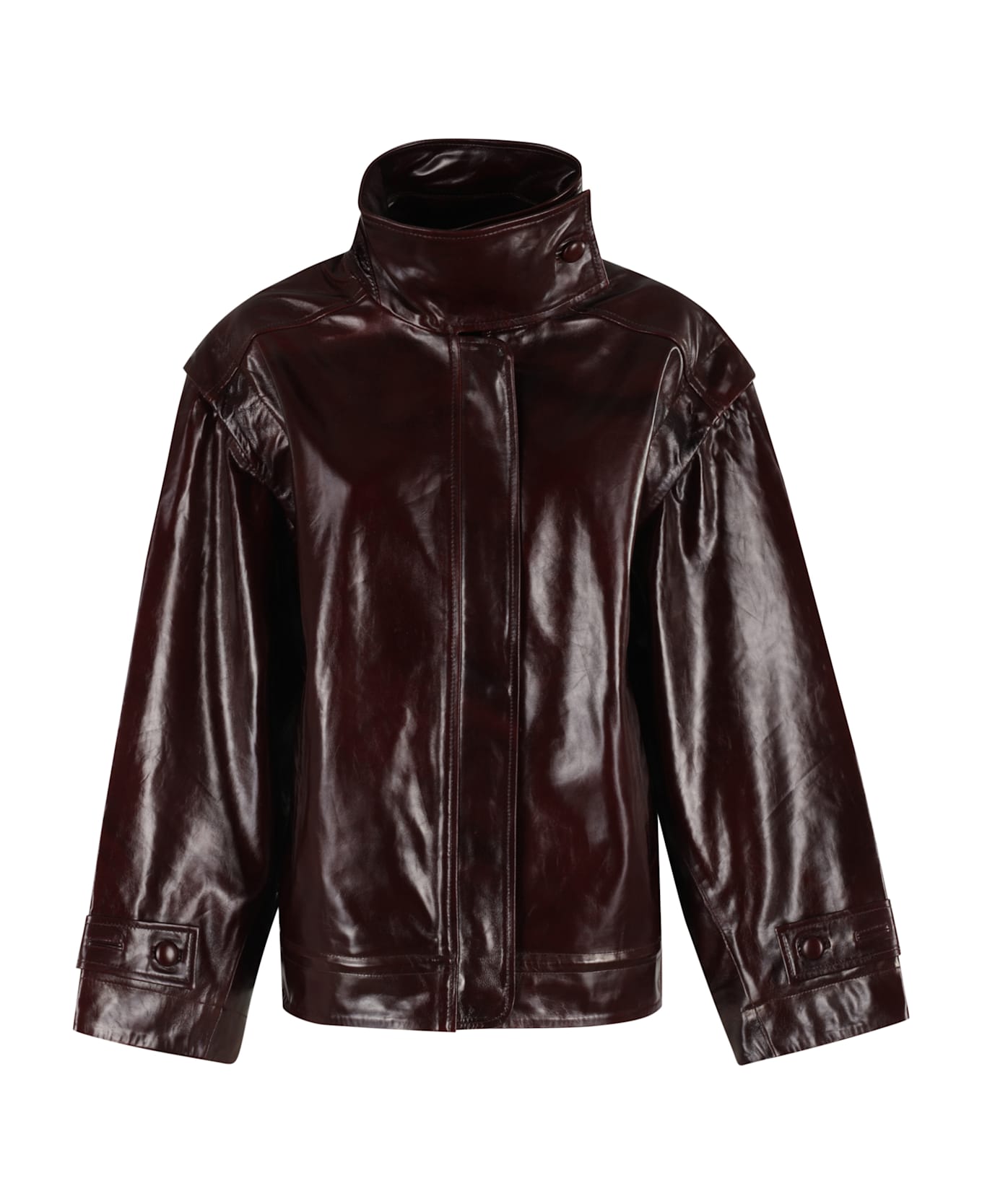 REMAIN Birger Christensen Oversize Leather Jacket