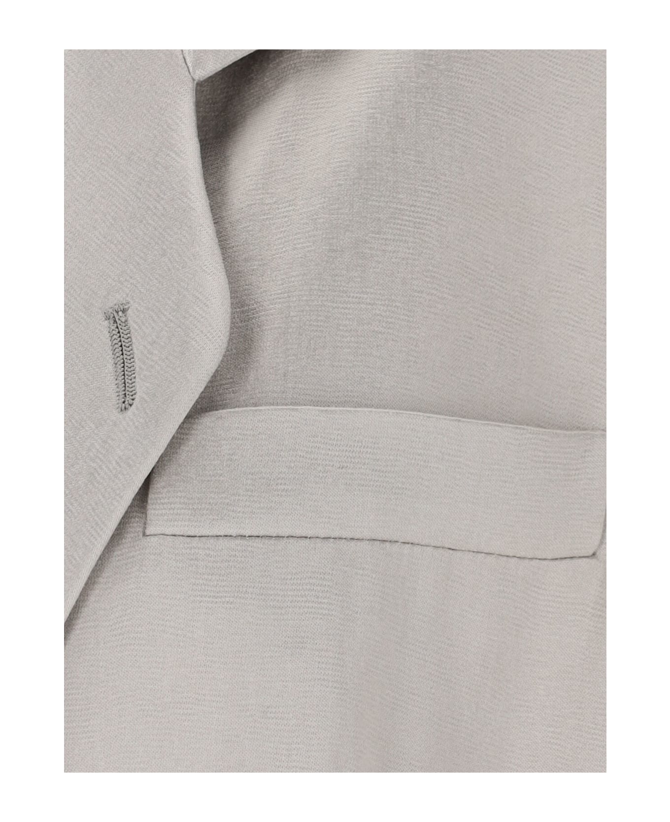 Giorgio Armani Double-breasted Blazer - Gray