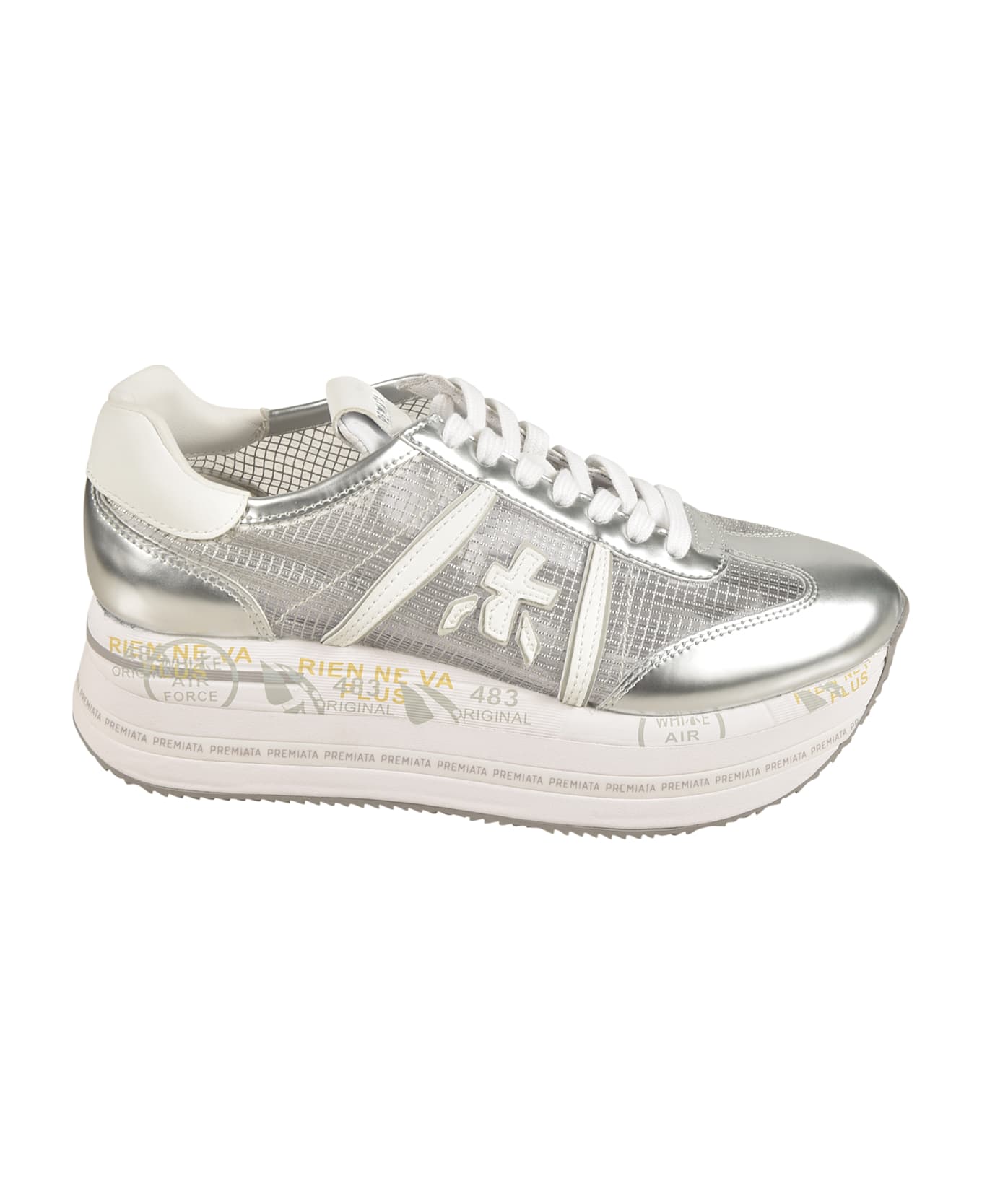 Premiata Beth Var Sneakers - Argento