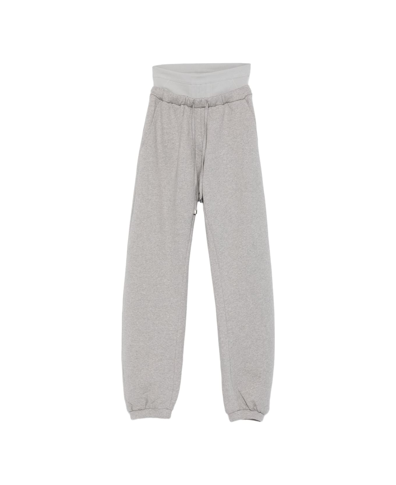 The Attico Cotton Sweatpants - Grey