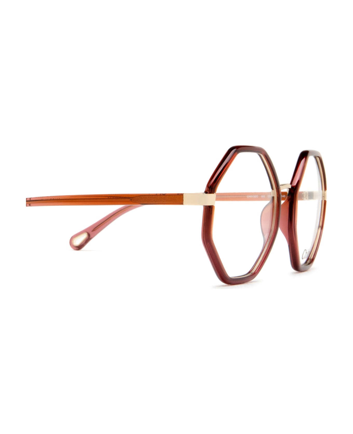 Chloé Eyewear Ch0132o Red Glasses - 006 red red transparent
