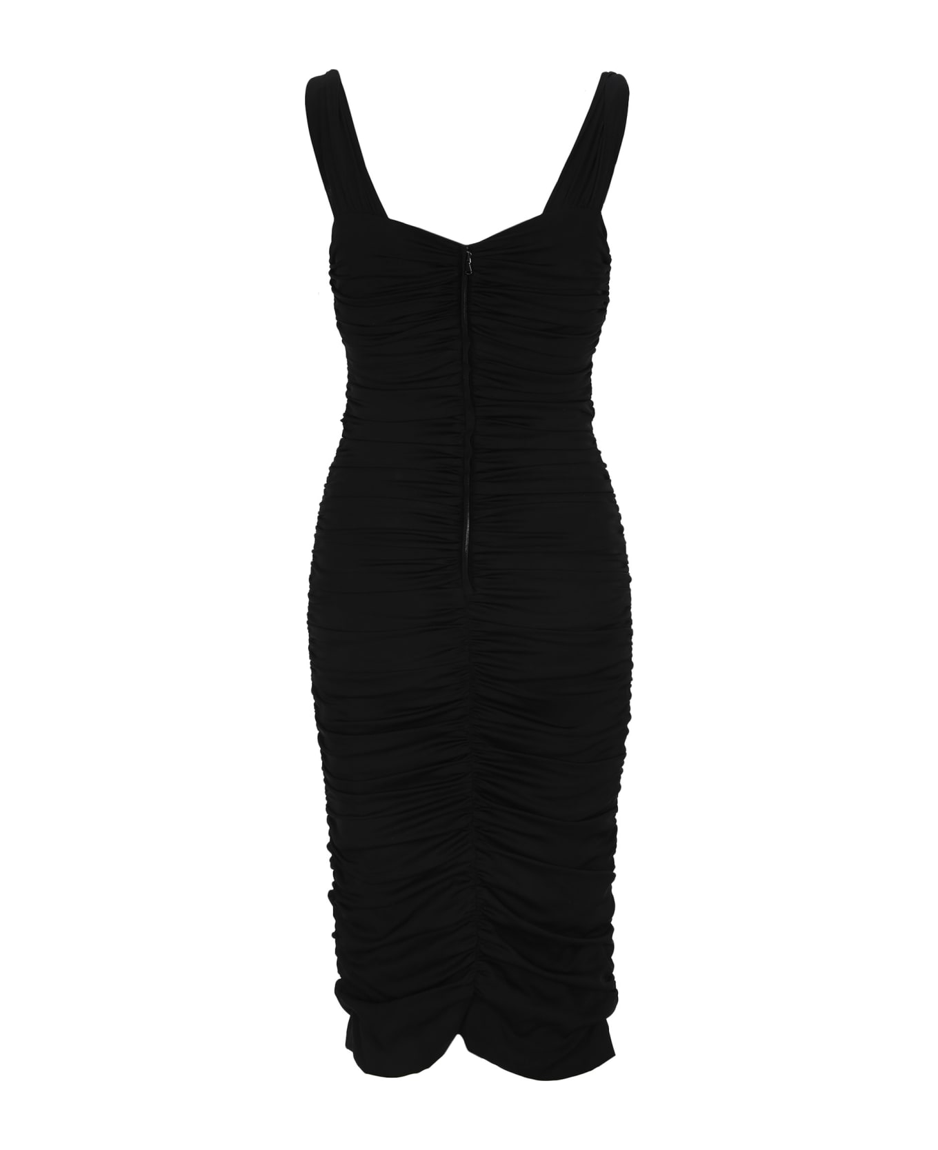 Dolce 
Gabbana Dolce&gabbana Gathered Cut-out Dress - NERO