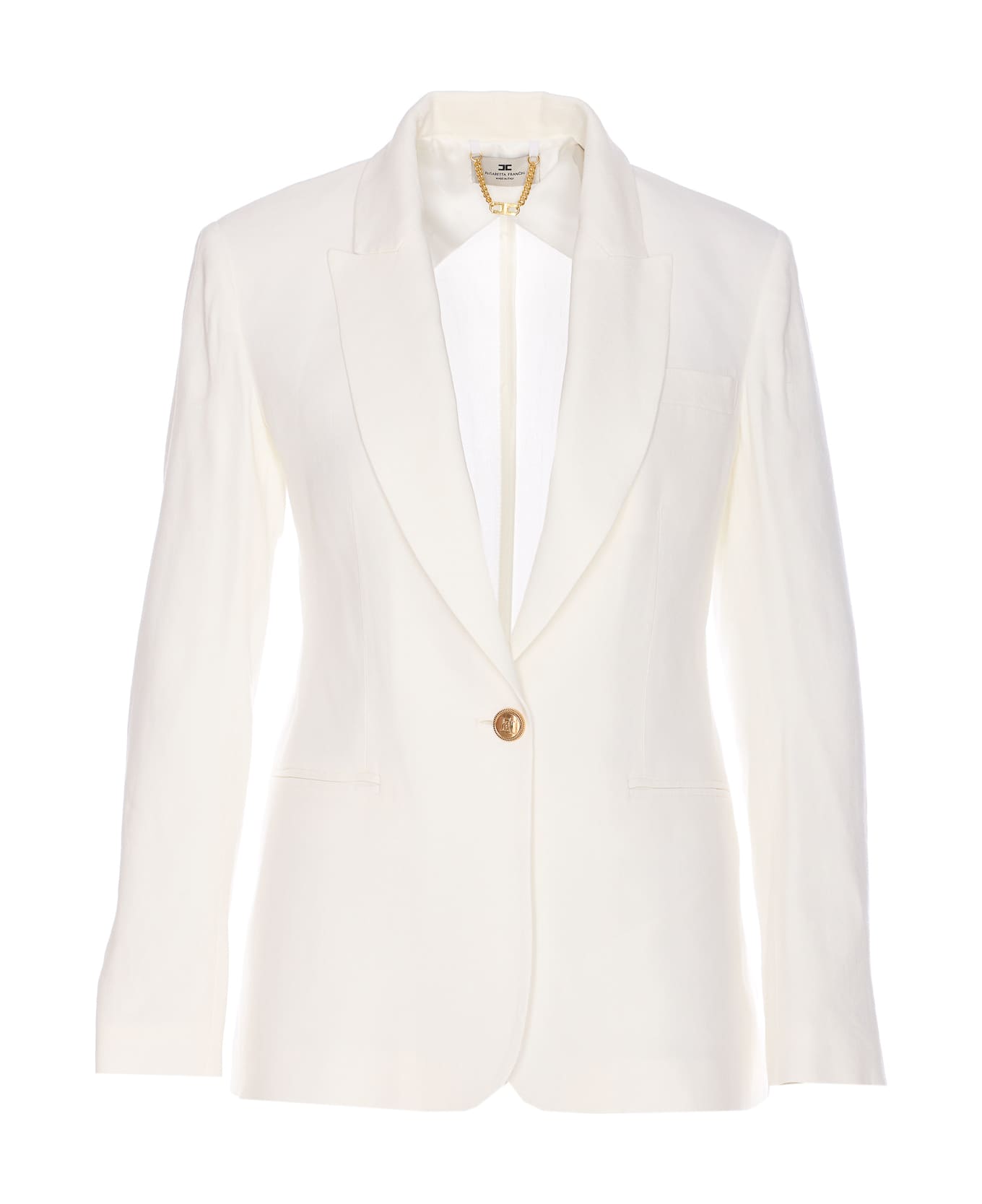 Elisabetta Franchi Jacket - White