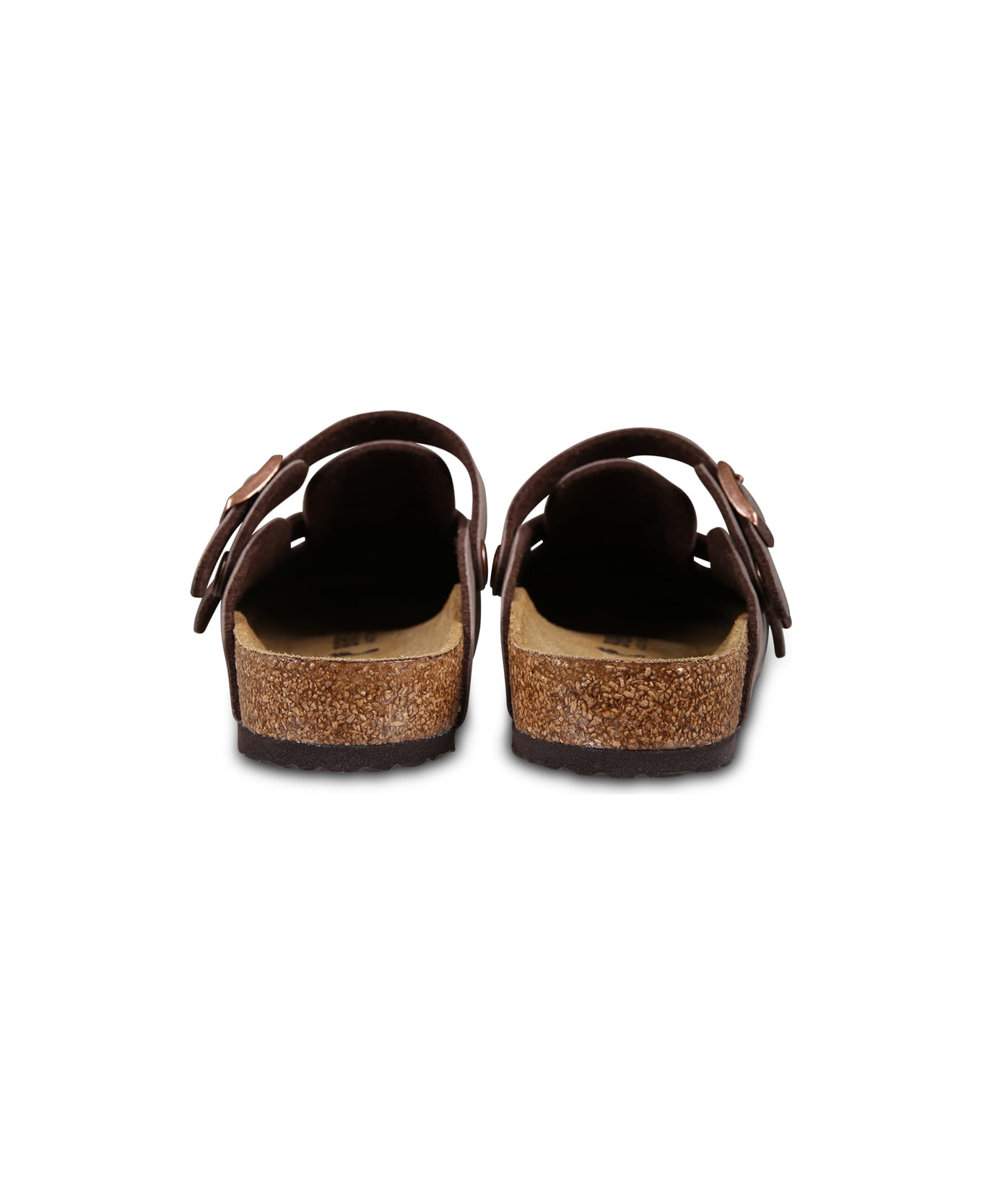 Birkenstock Brown Kay Sabot For Kids With Logo - Mocha