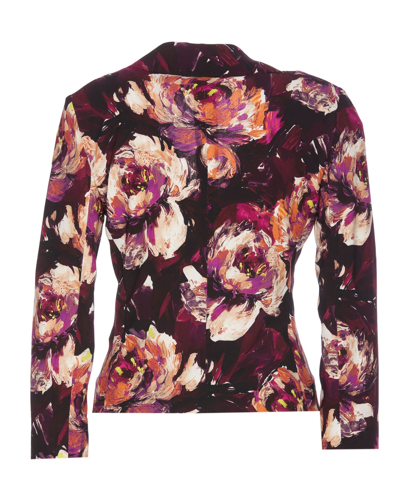 Dolce & Gabbana Peony Print Jacket - Multicolor