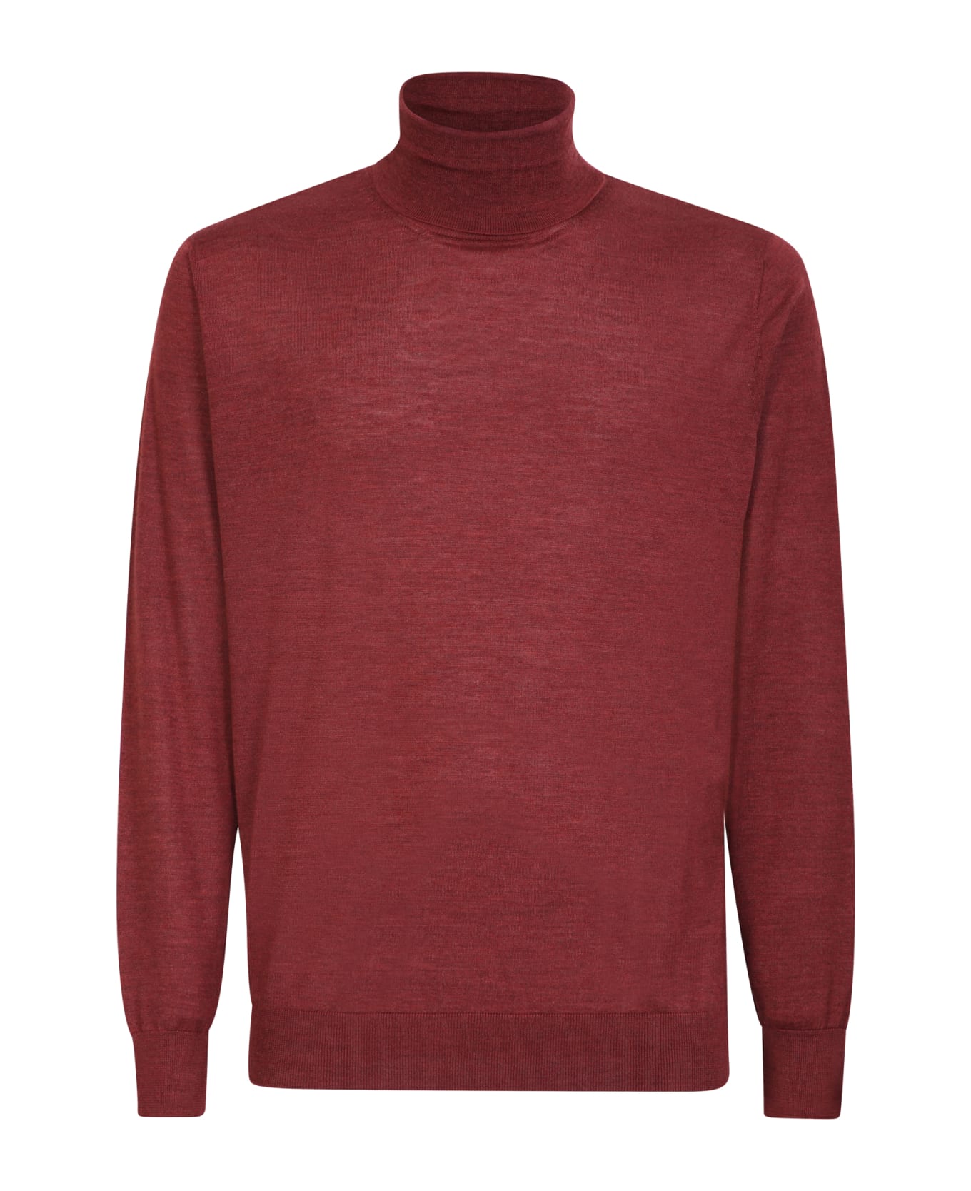 Colombo Silk And Cashmere Sweater - Bordeaux