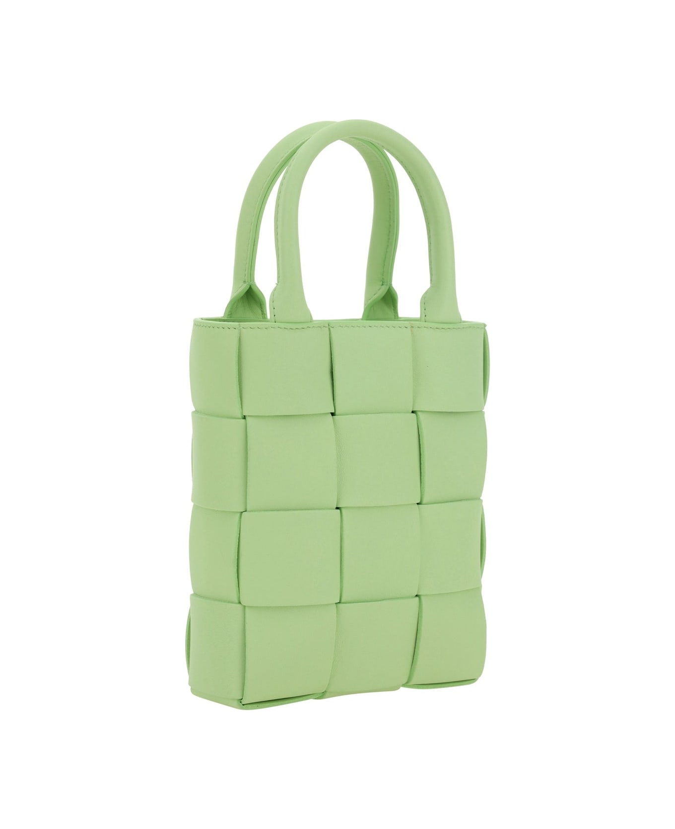 Bottega Veneta Cassete Mini Handbag - Green トートバッグ