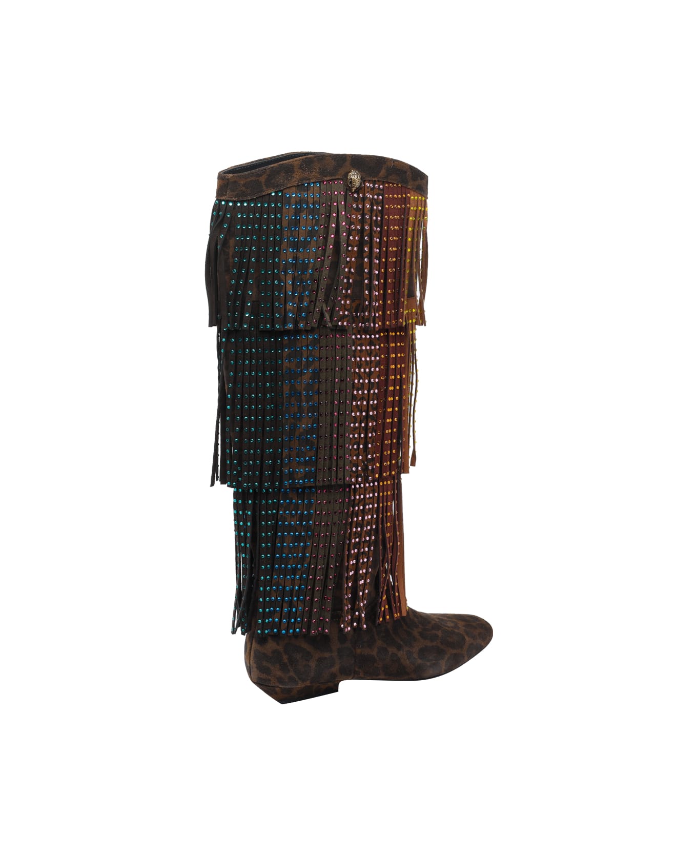Kurt Geiger Western Fringe Boots - MultiColour