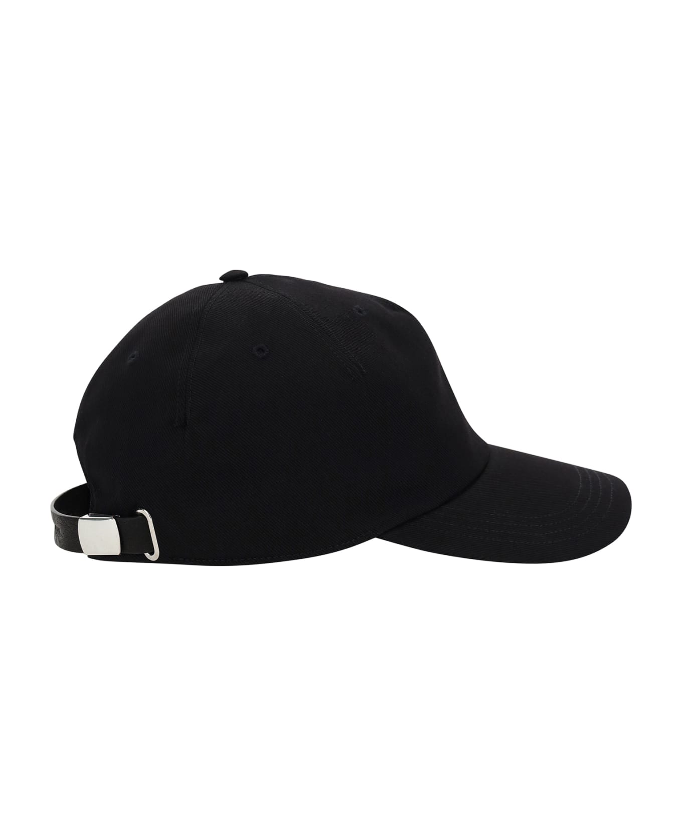Alexander McQueen Mcqueen Baseball Hat - Black/ivory 帽子