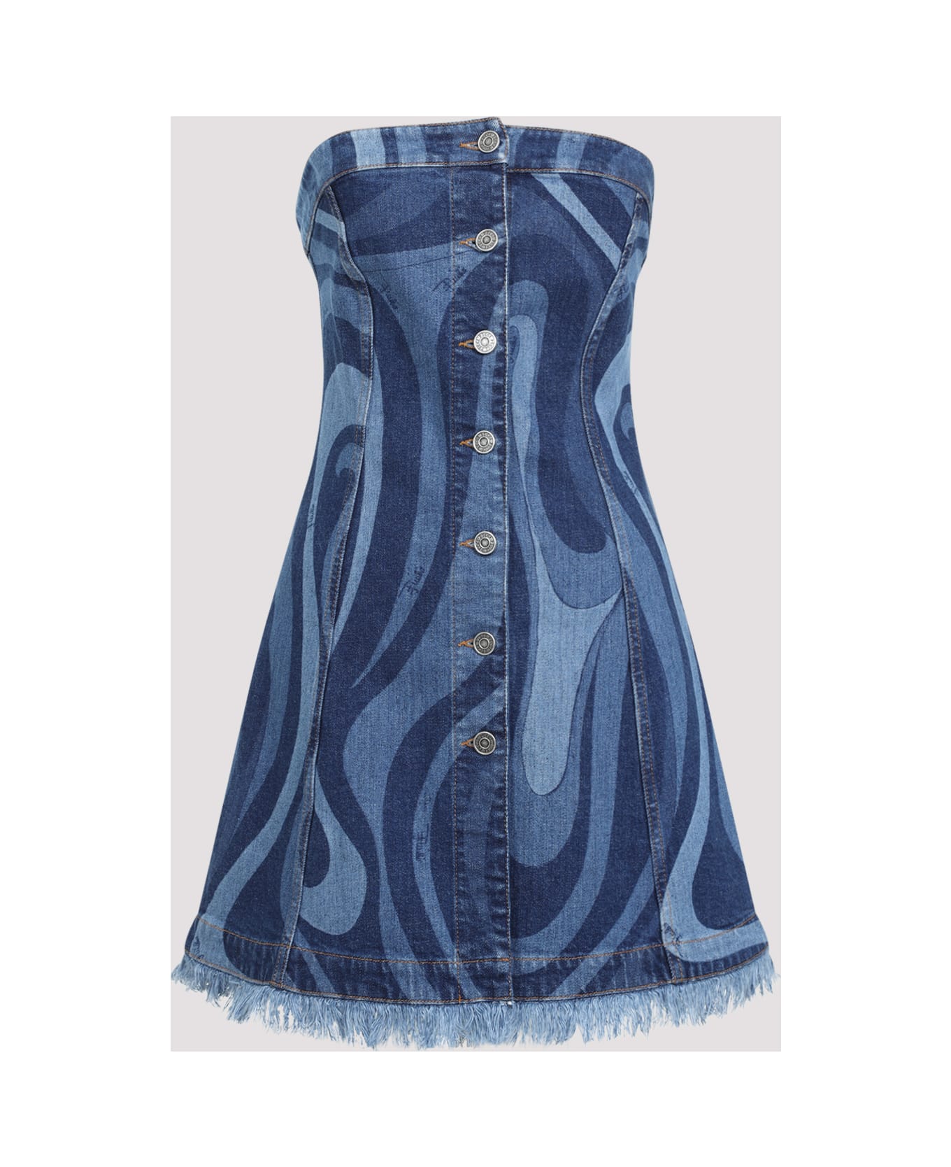 Pucci Denim Short Dress - Blu Medio