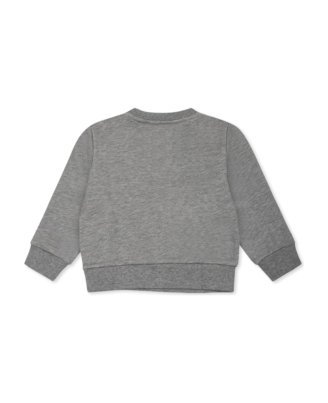 Versace Grey Sweatshirt For Baby Boy With Logo - Grey