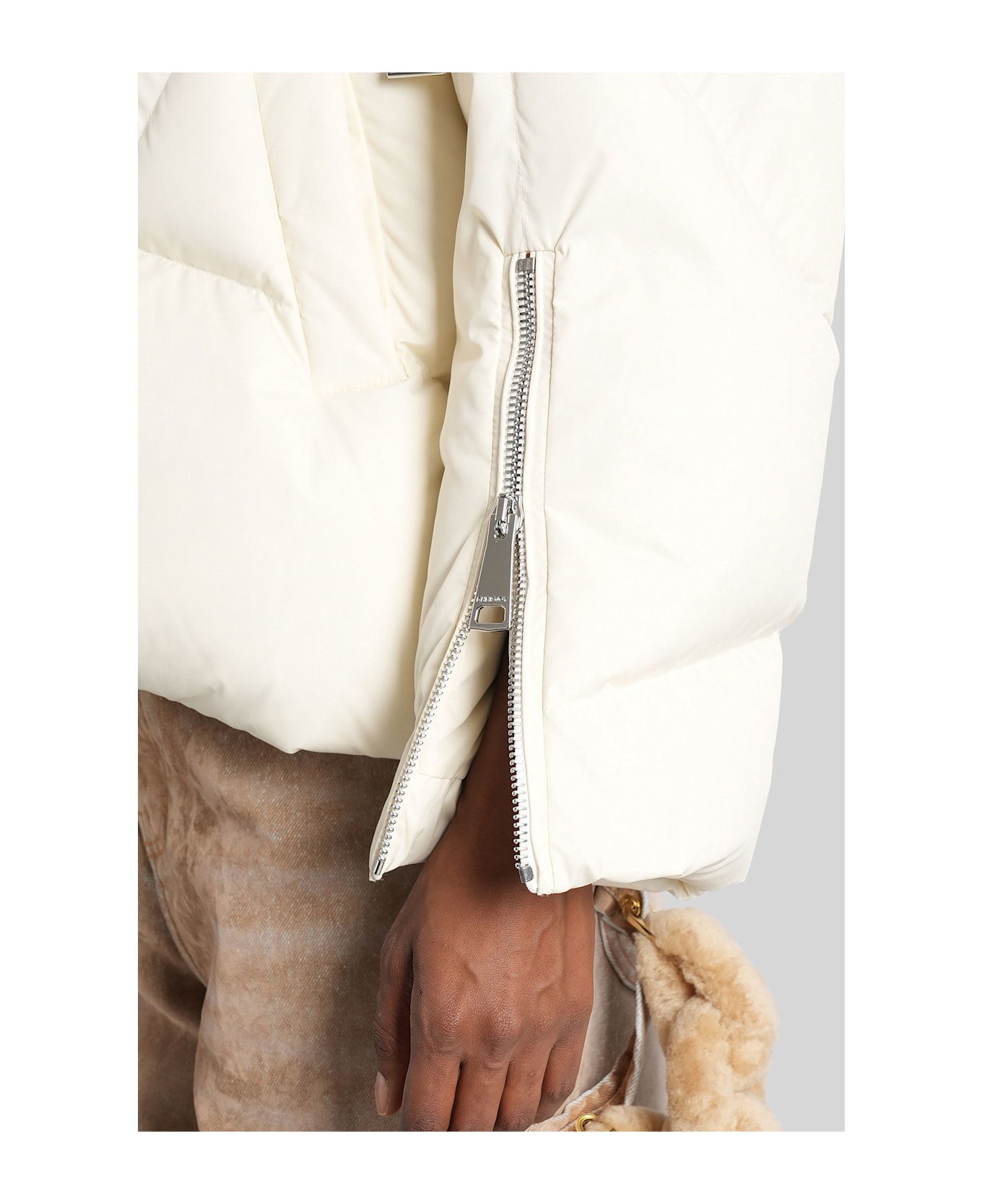 Khrisjoy Puffer In Beige Polyamide - BUTTER
