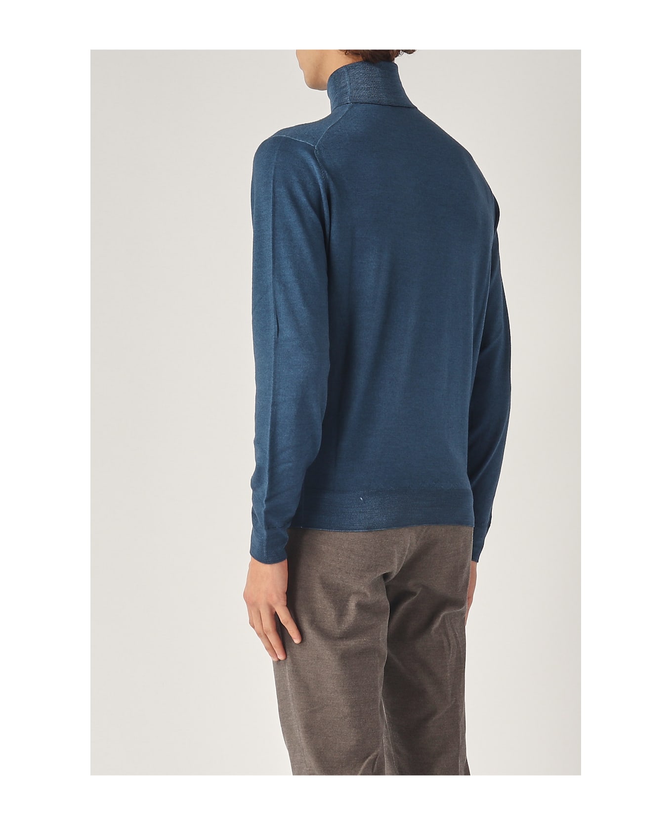 Filippo De Laurentiis Dolcevita Merinos Sweater - PETROLIO