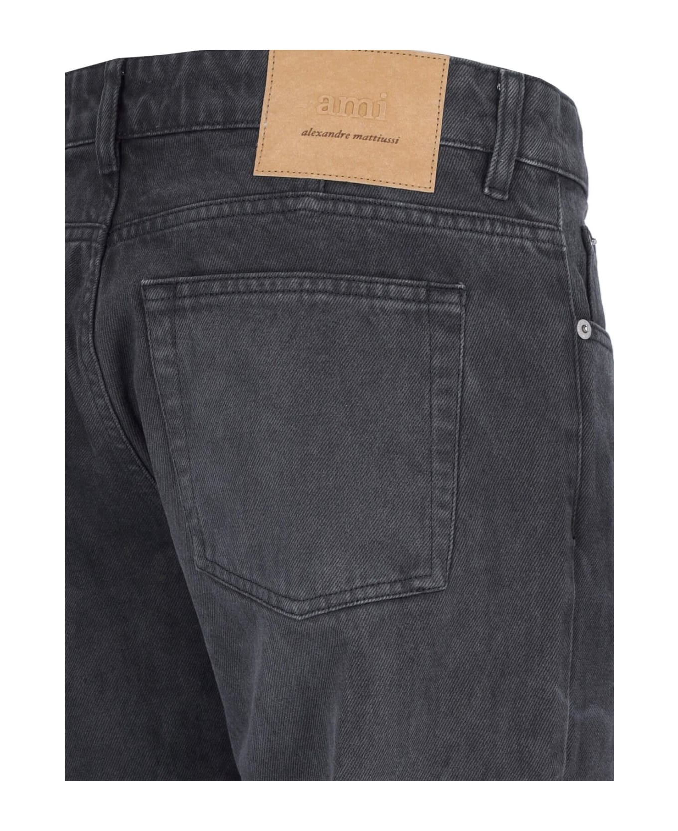 Ami Alexandre Mattiussi Straight Jeans - BLACK