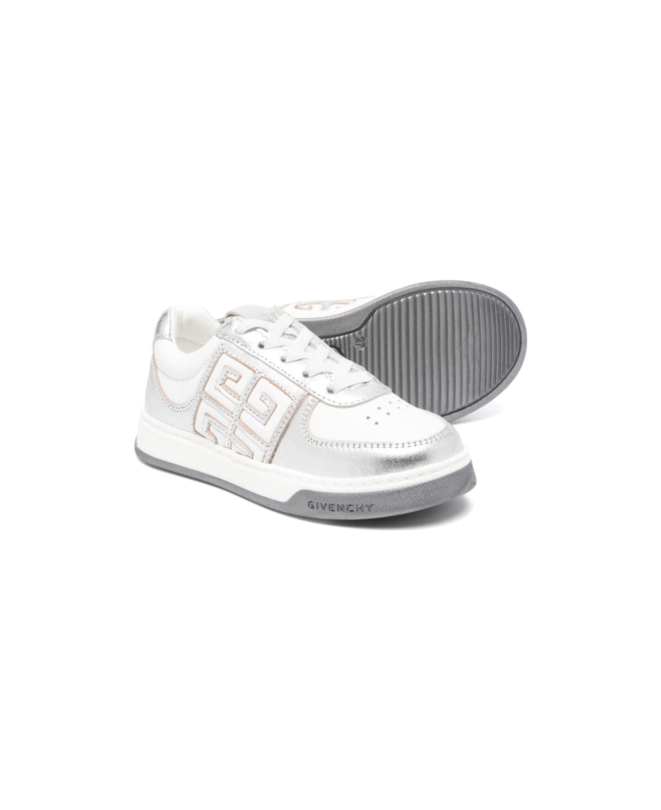 Givenchy Sneakers 4g In Pelle - Gray シューズ