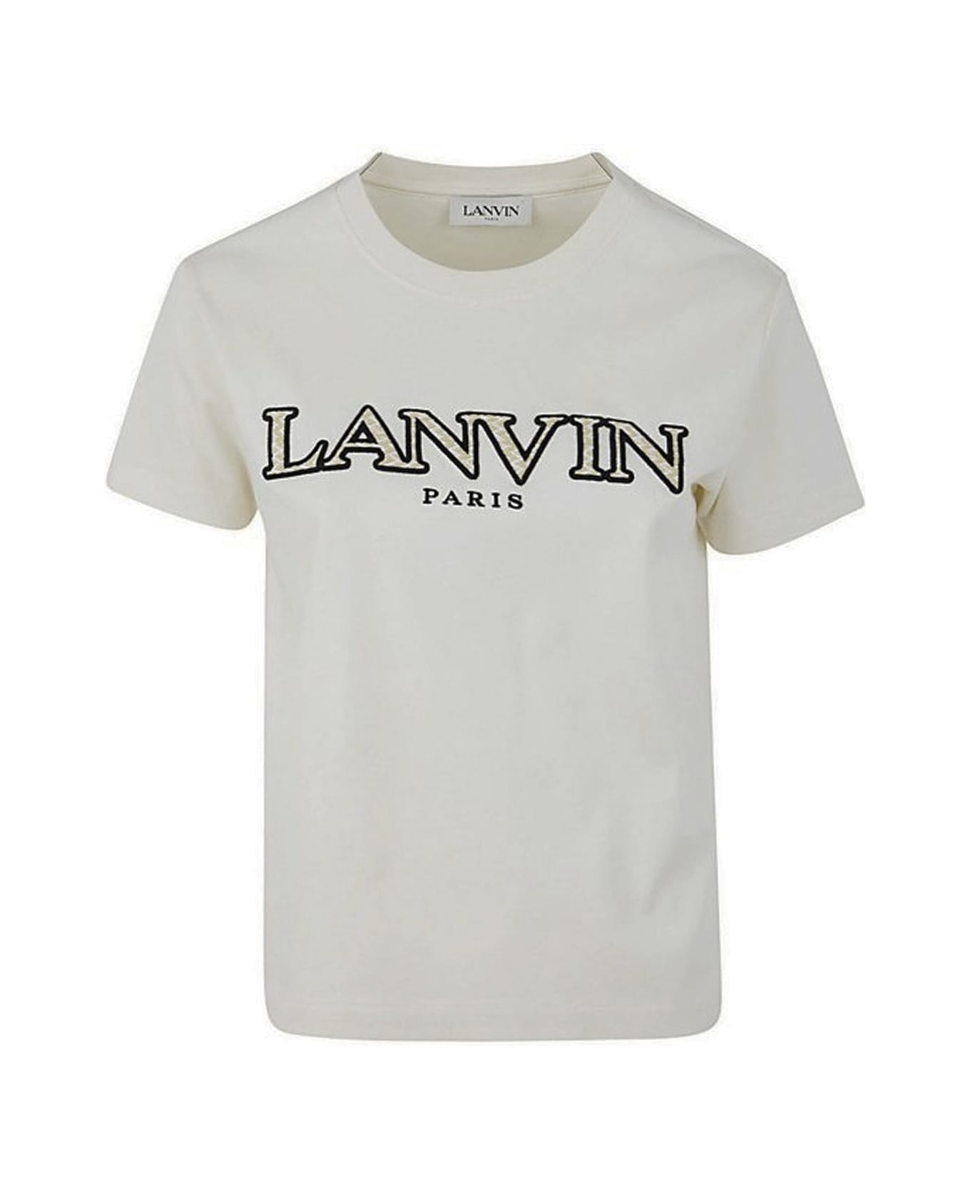 Lanvin Curb Logo T-shirt - Gray