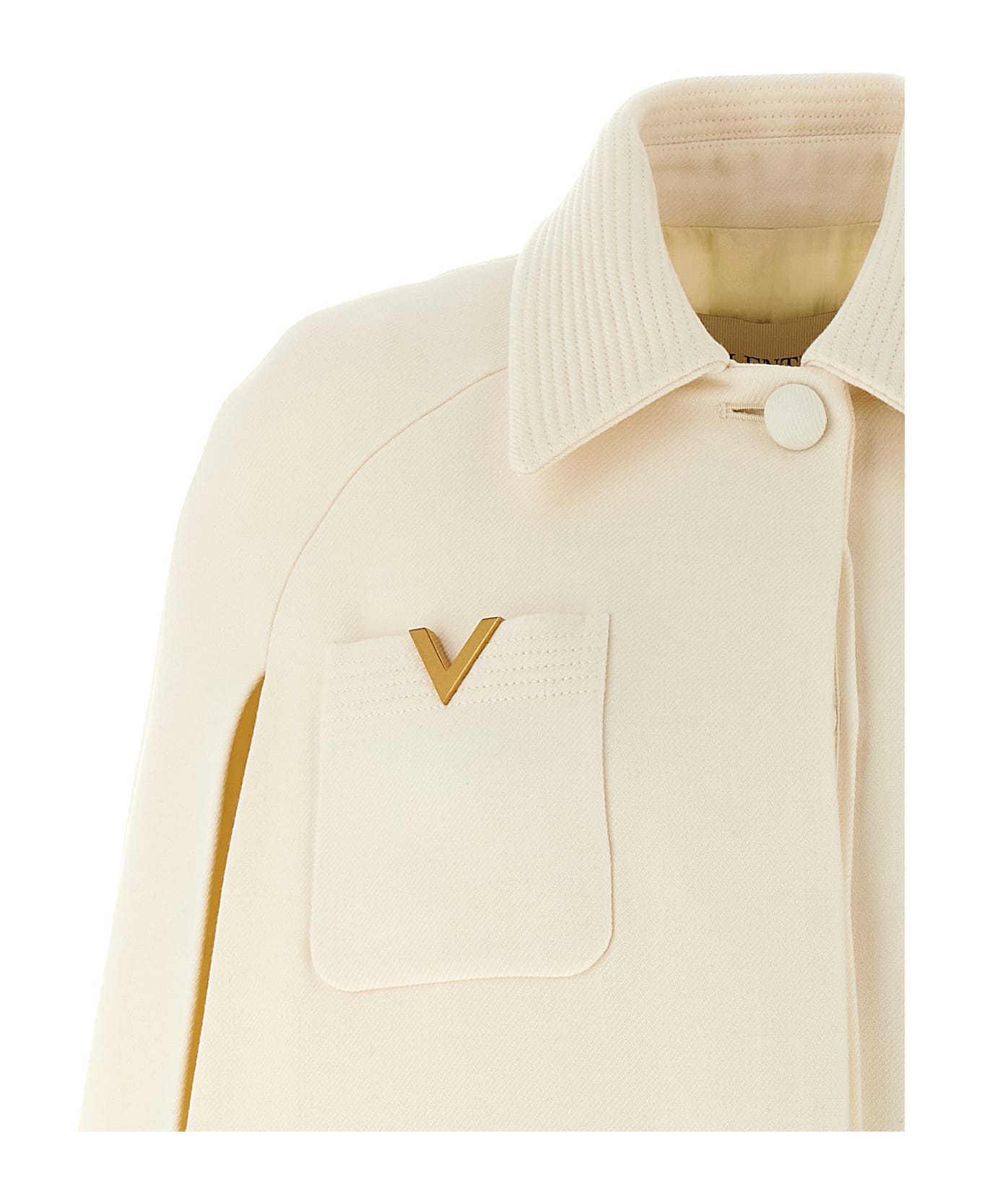 Valentino Garavani Drill Hood - White