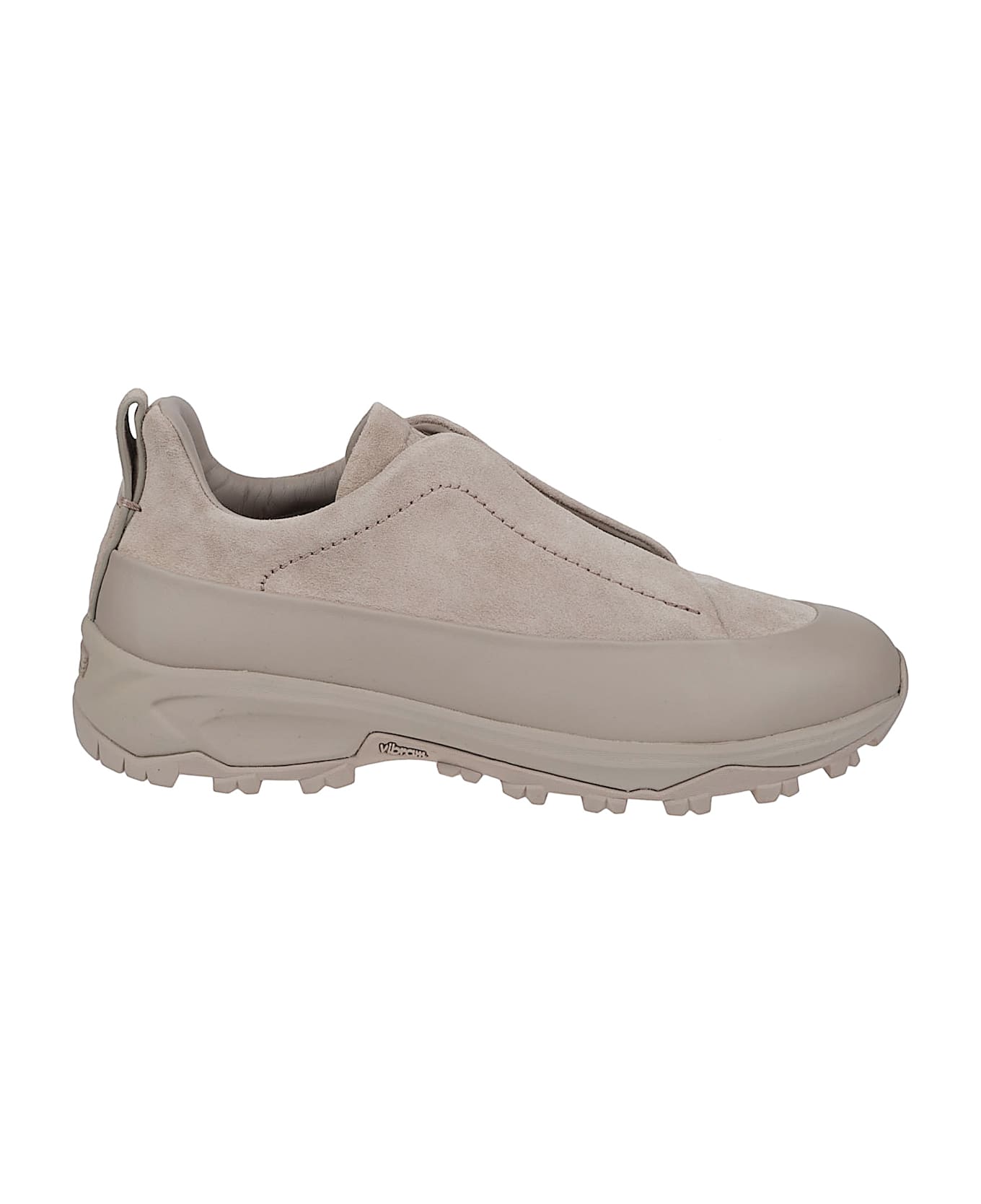 Zegna Triple Stitch Monte Low Top Sneakers - Ads Tortora Chiaro