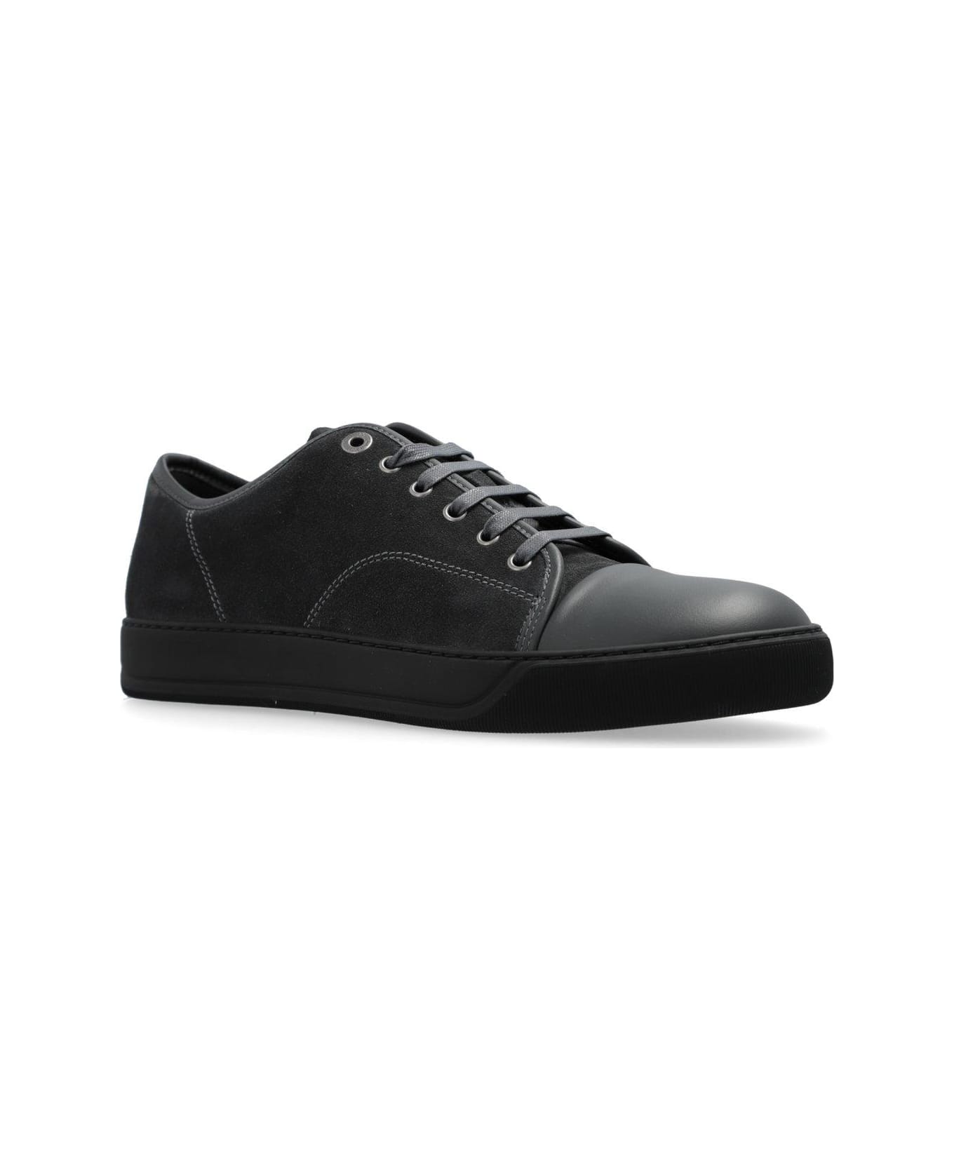 Lanvin Dbb1 Lace-up Sneakers - BLACK