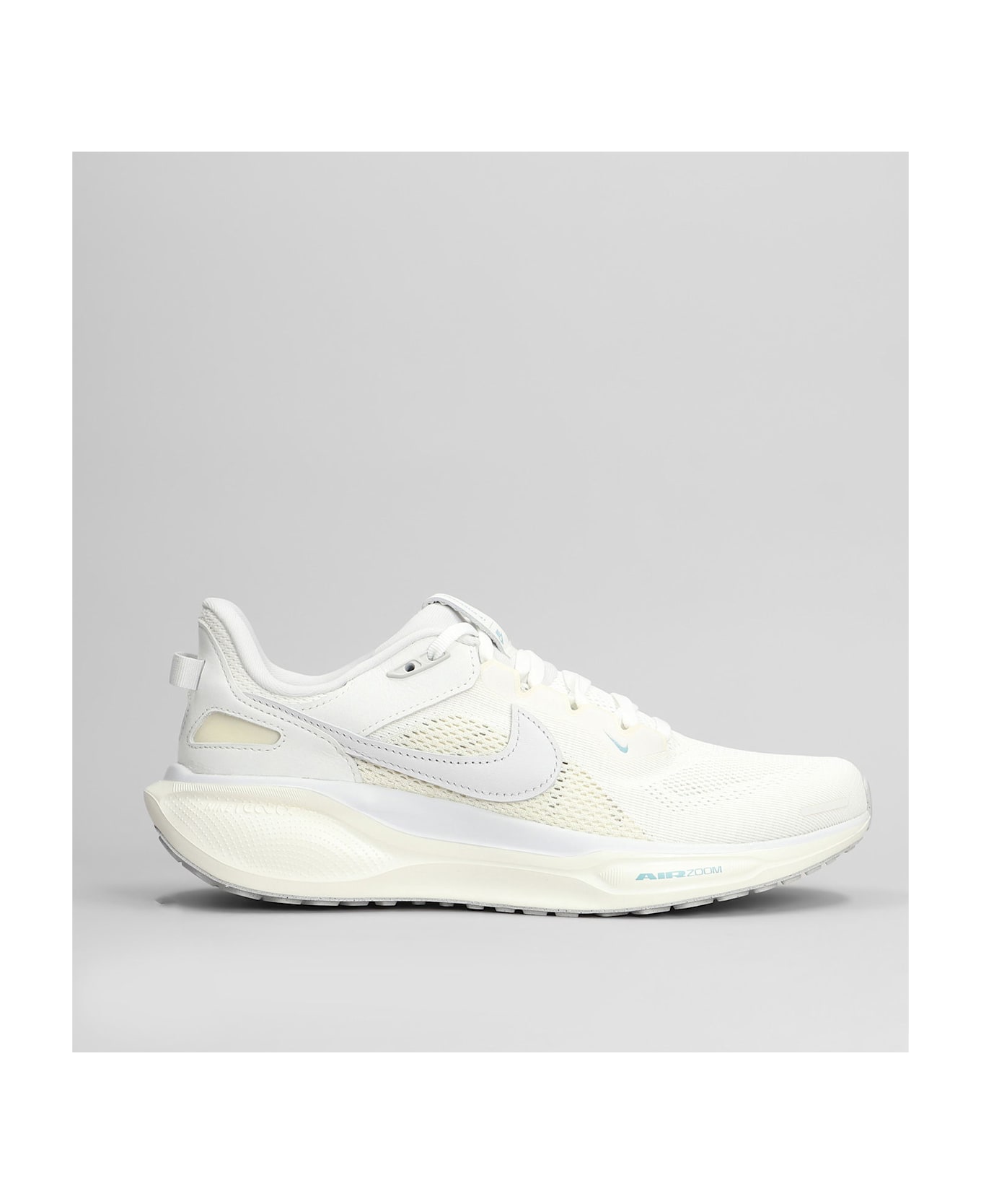 Nike Air Zoom Pegasus 41 Sneakers In White Leather And Fabric - white