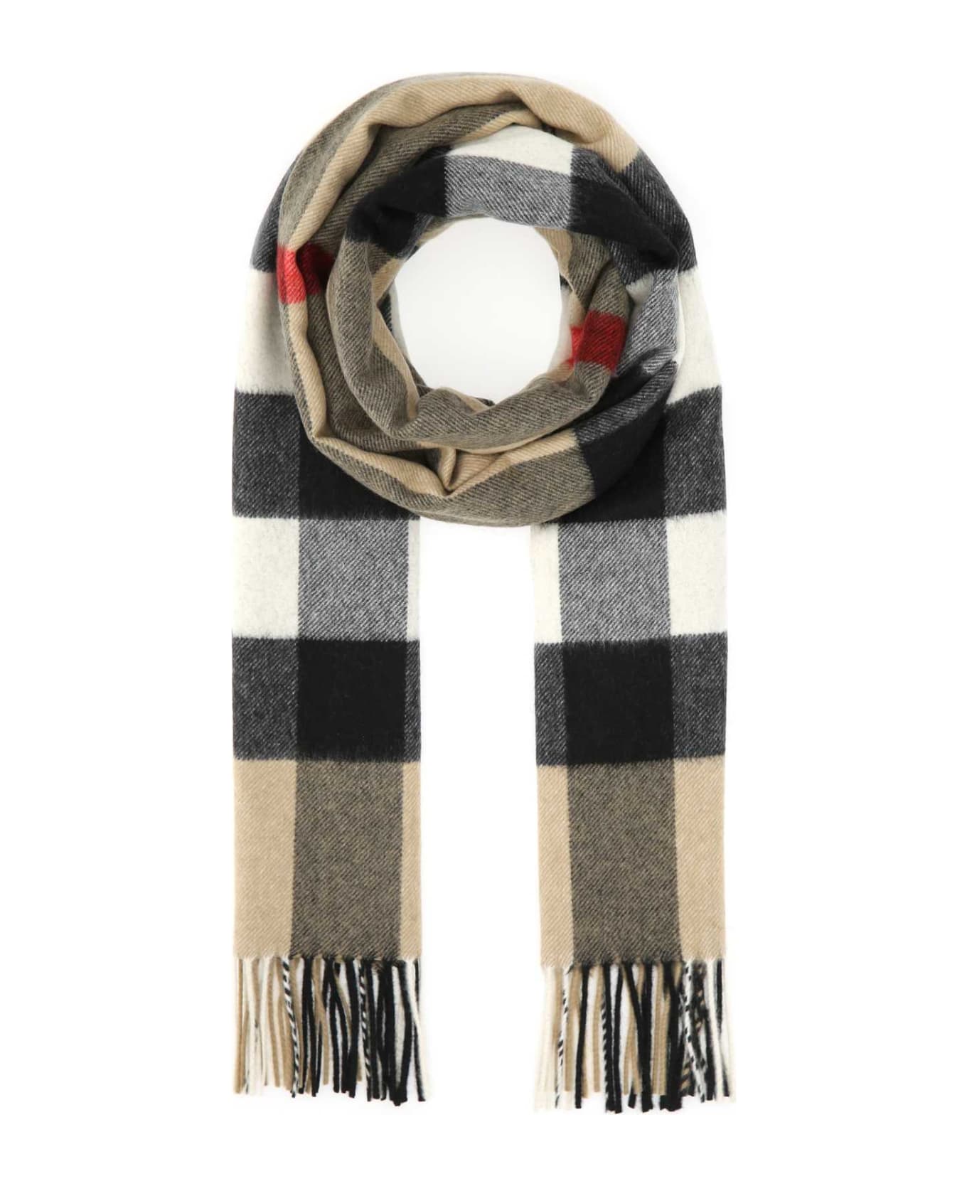 Burberry Embroidered Cashmere Scarf - A7026