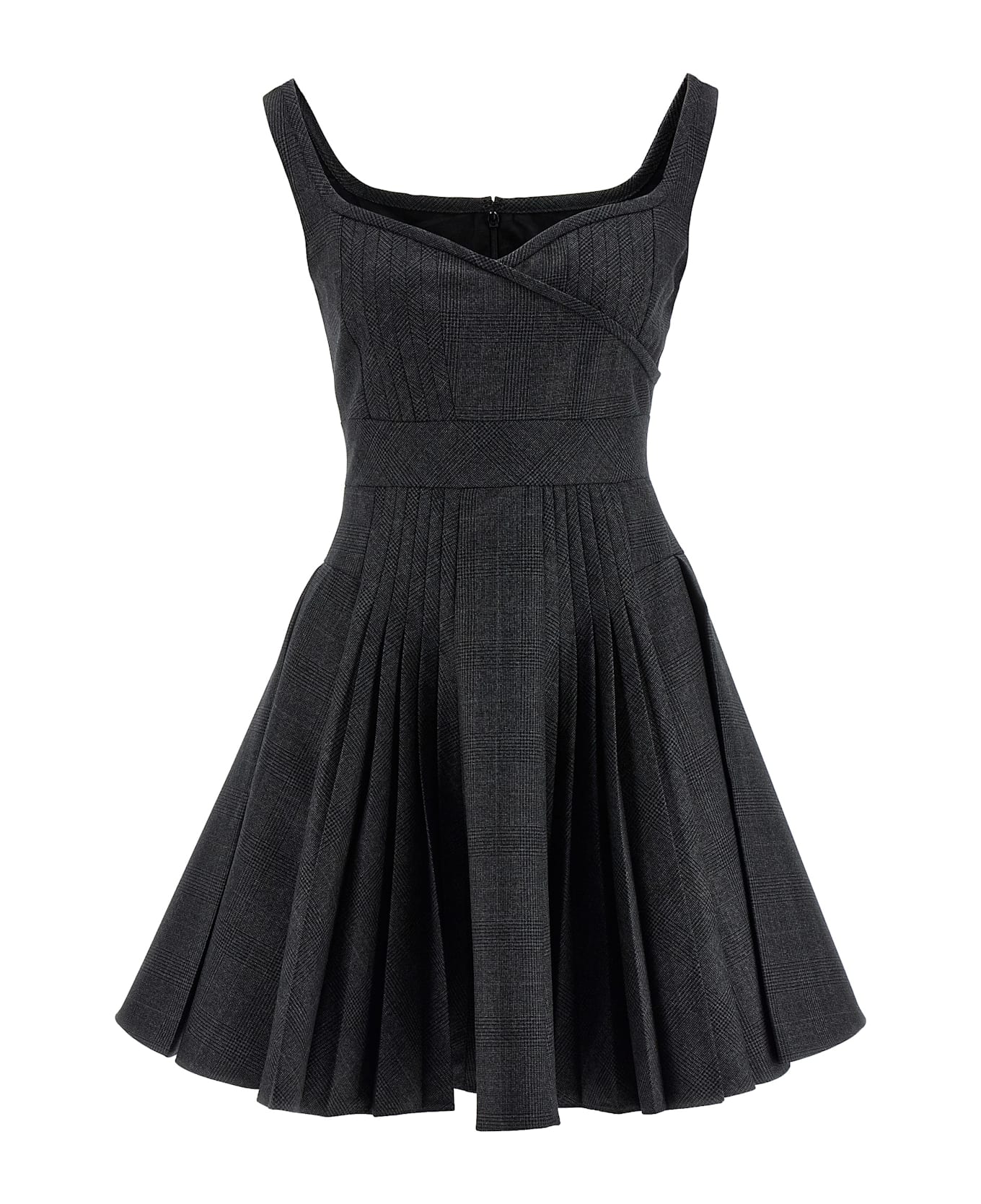 Giovanni Bedin Pleated Dress - Gray