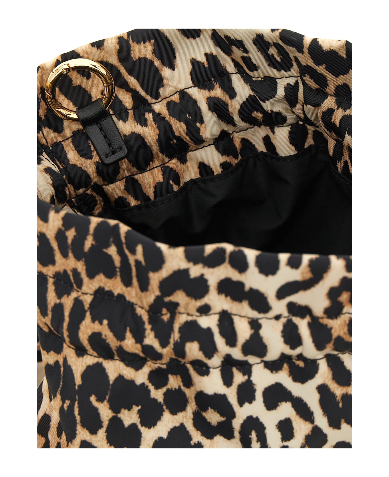 Ganni Animalier Pouch - Brown