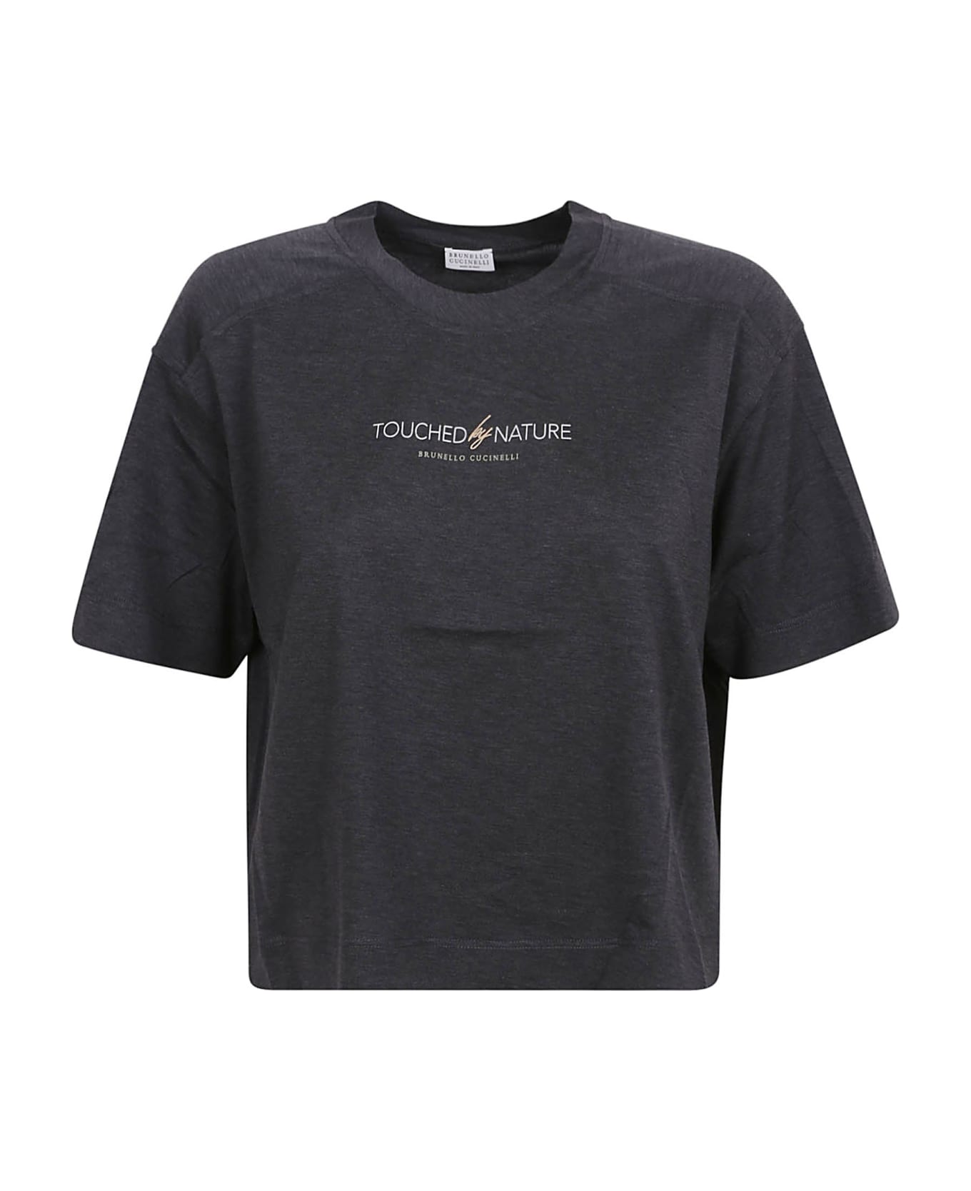 Brunello Cucinelli Lightweight T-shirt - Anthracite Tシャツ