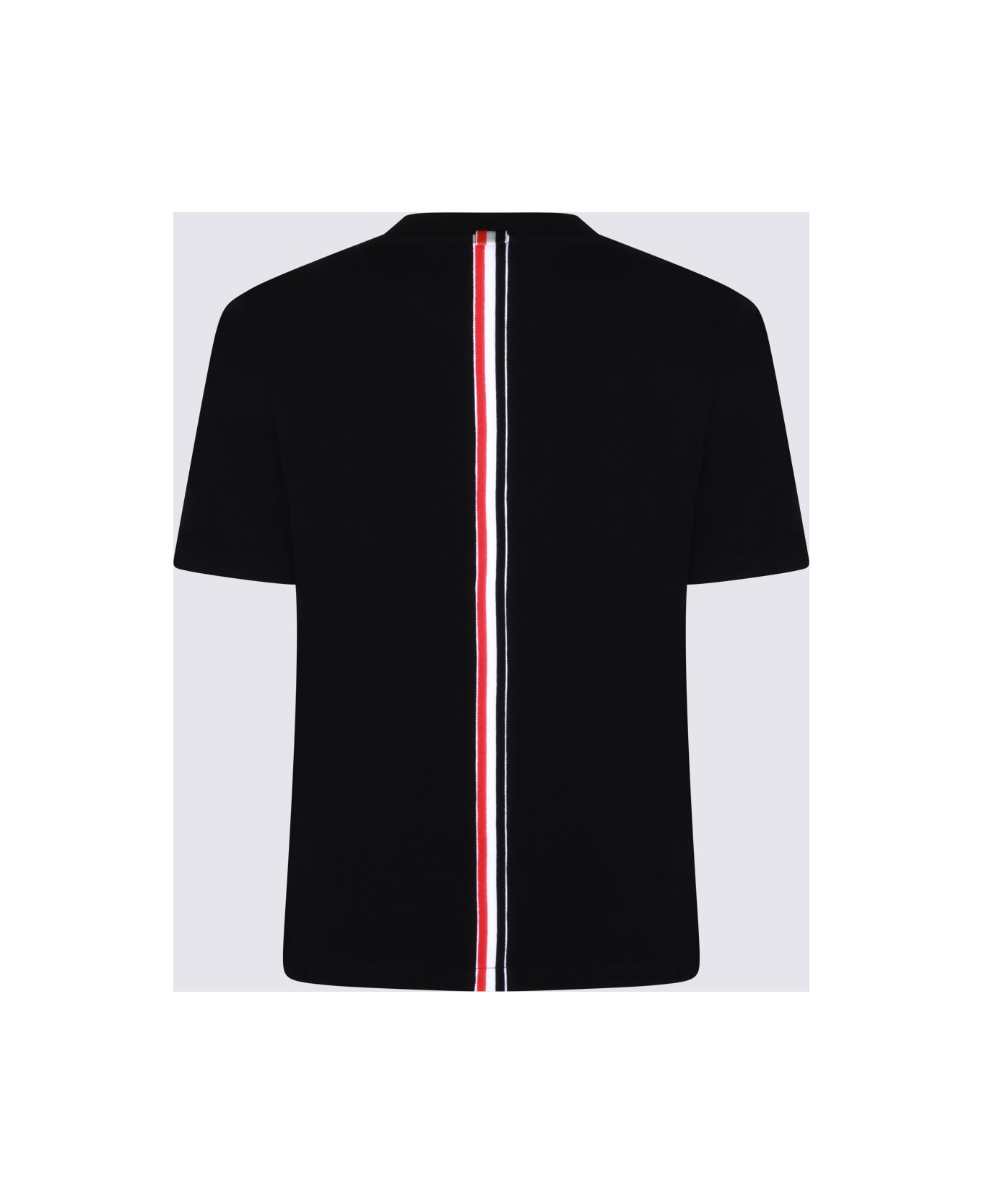 Thom Browne Navy Cotton T-shirt - Blue