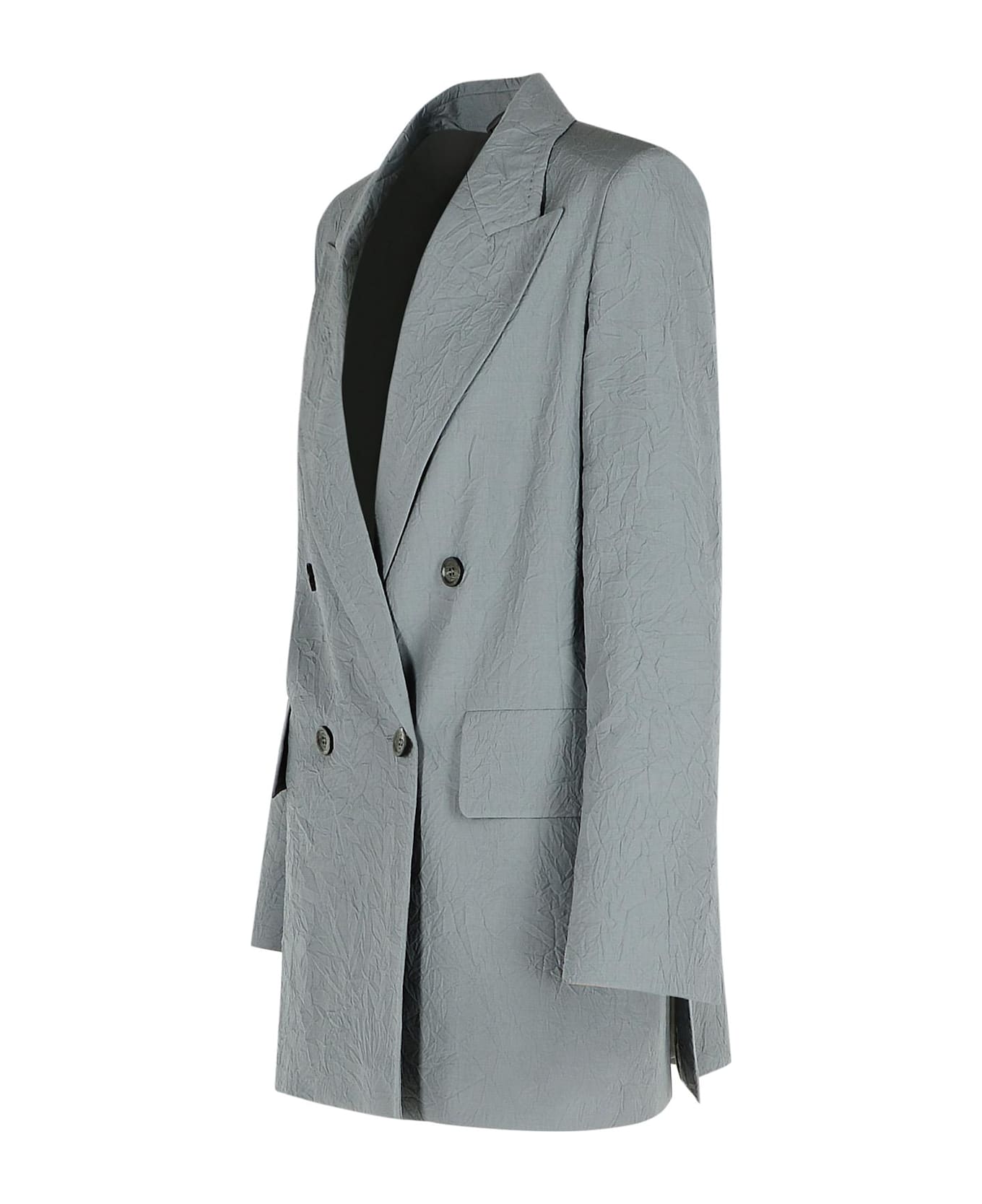 Max Mara 
abavo
 Grey Wool Blazer - Grey