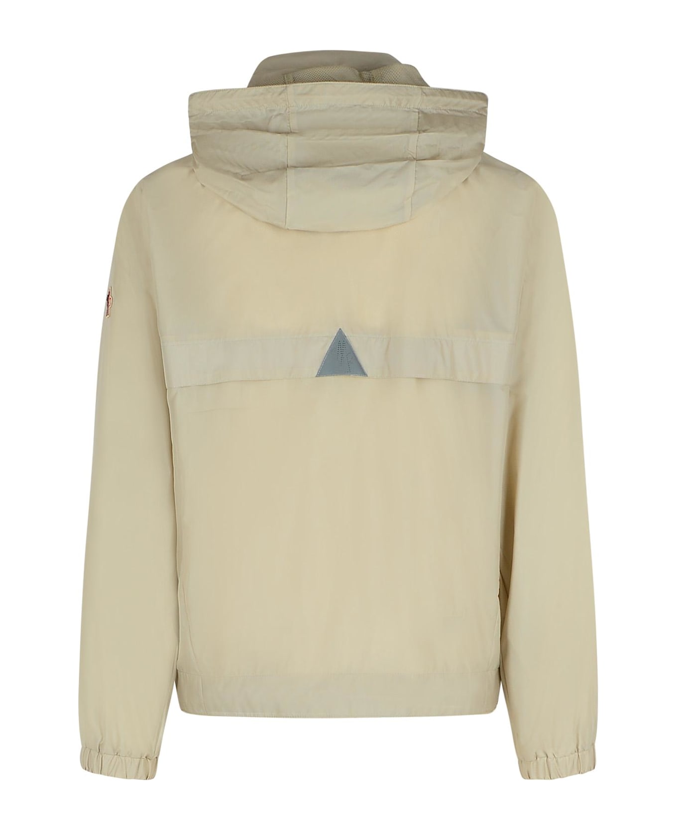 Moncler Grenoble 
negara
 Cream Nylon Jacket - Cream