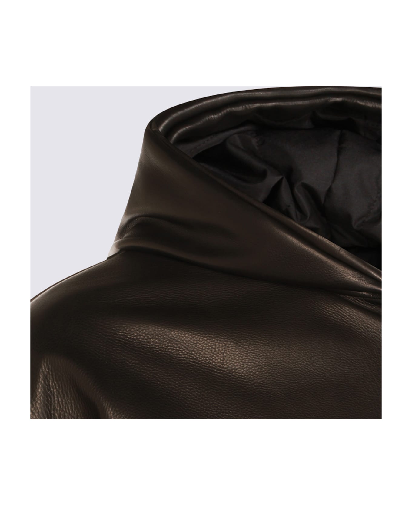 Fear of God Black Leather Jacket - Black