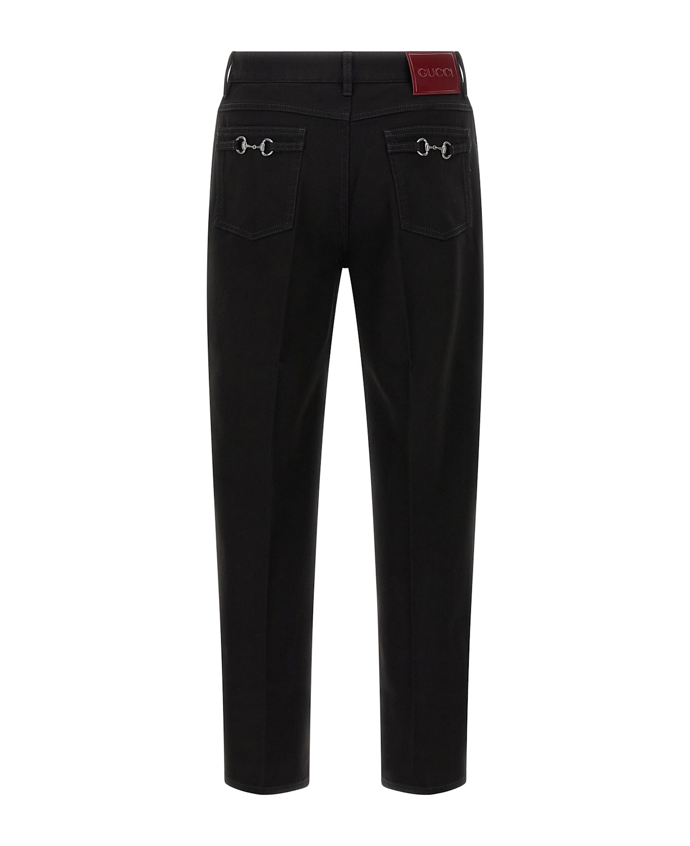 Gucci 
morsetto
 Cropped Jeans - Black  