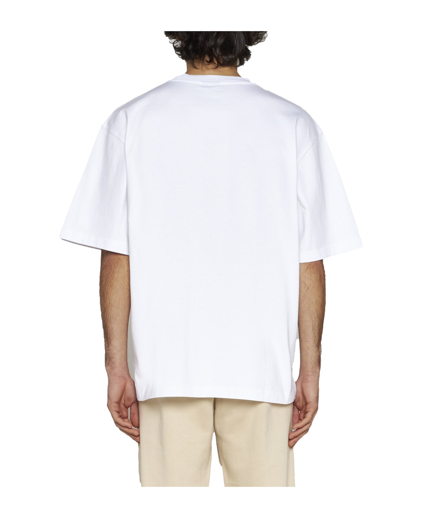 Jacquemus T-Shirt - Print macrame logo white