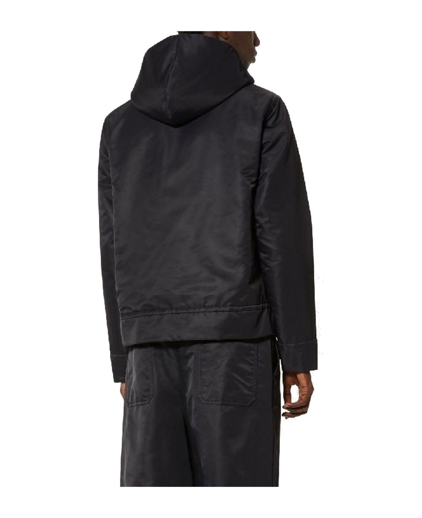 Valentino Hoodded Jacket - Black