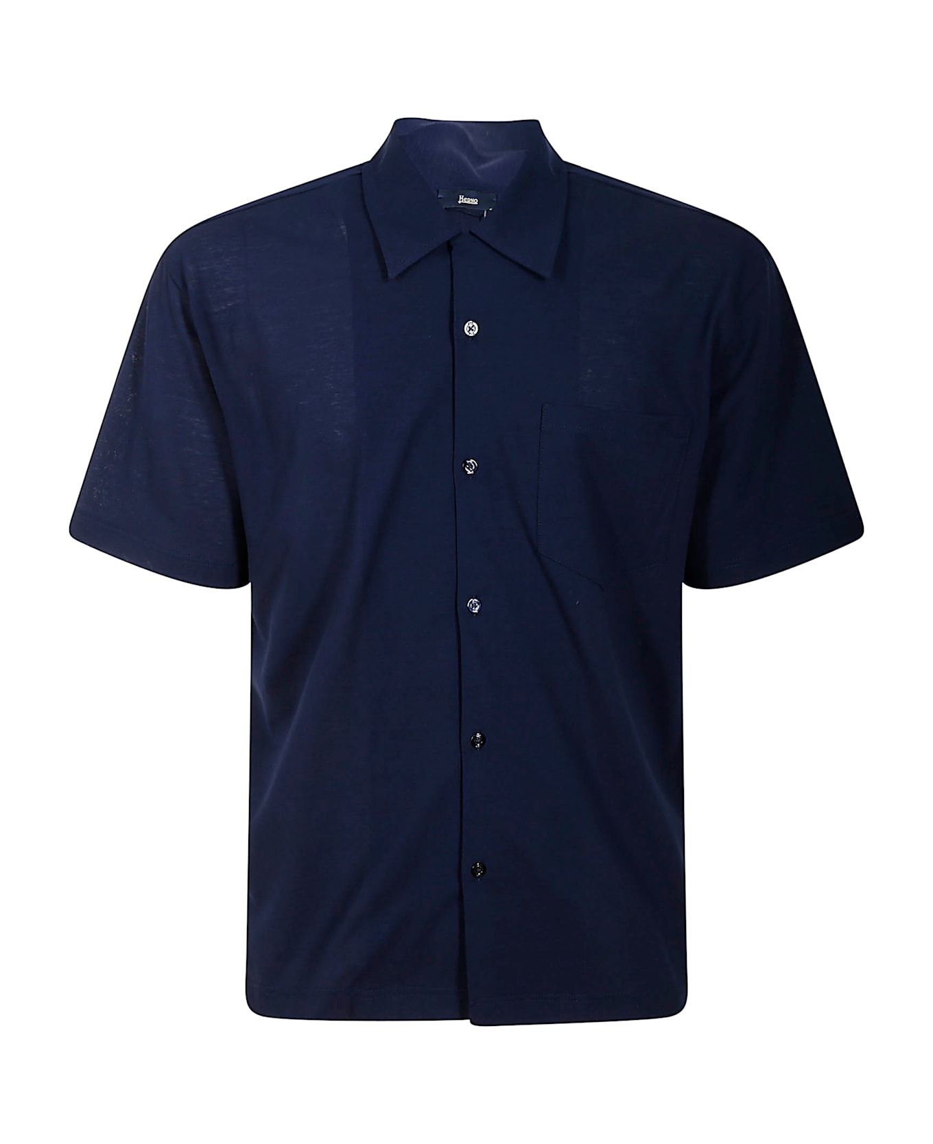 Herno Shirt Ss - Blu