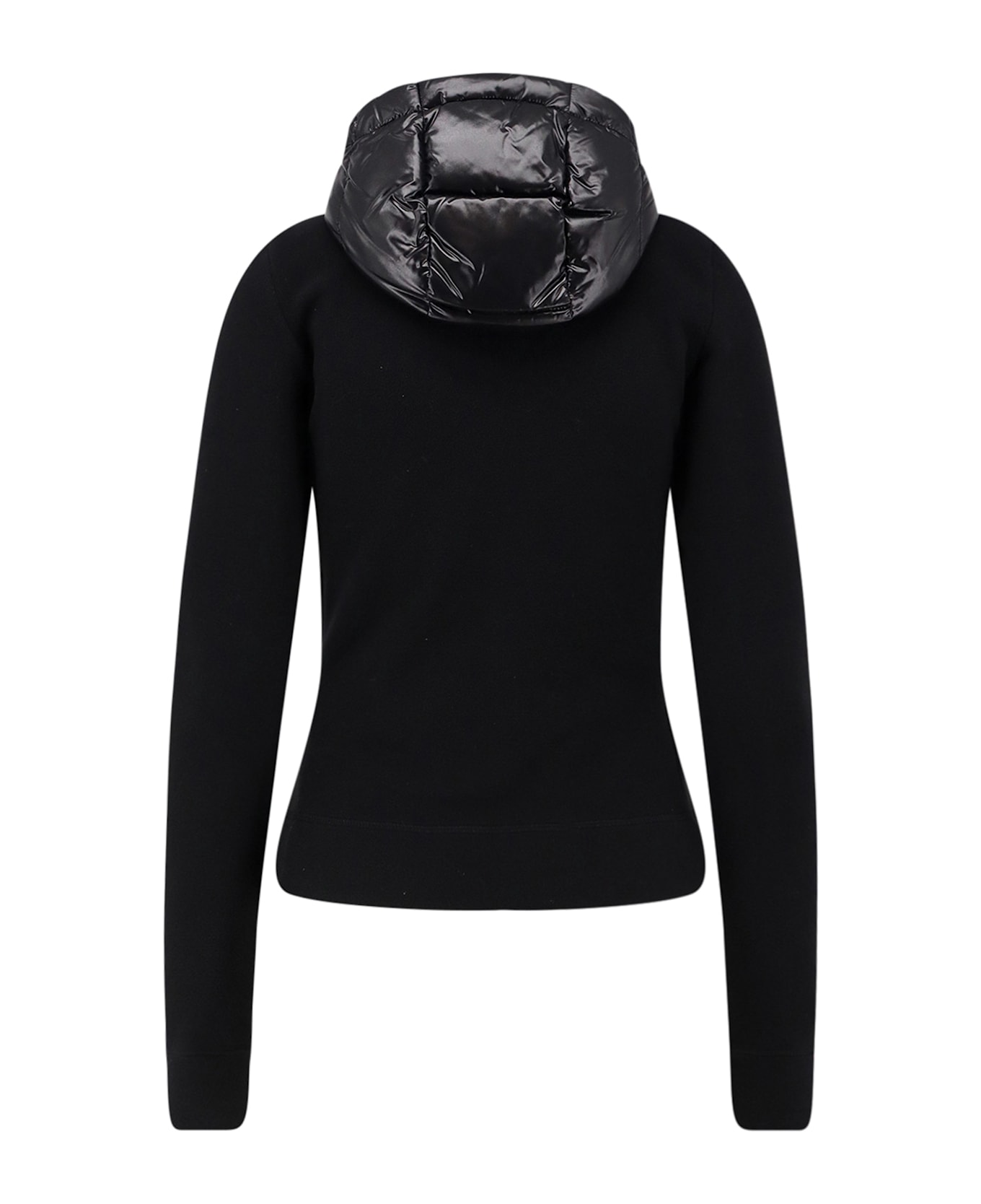 Moncler Grenoble Nylon Down Jacket With Fleece Inserts - Black