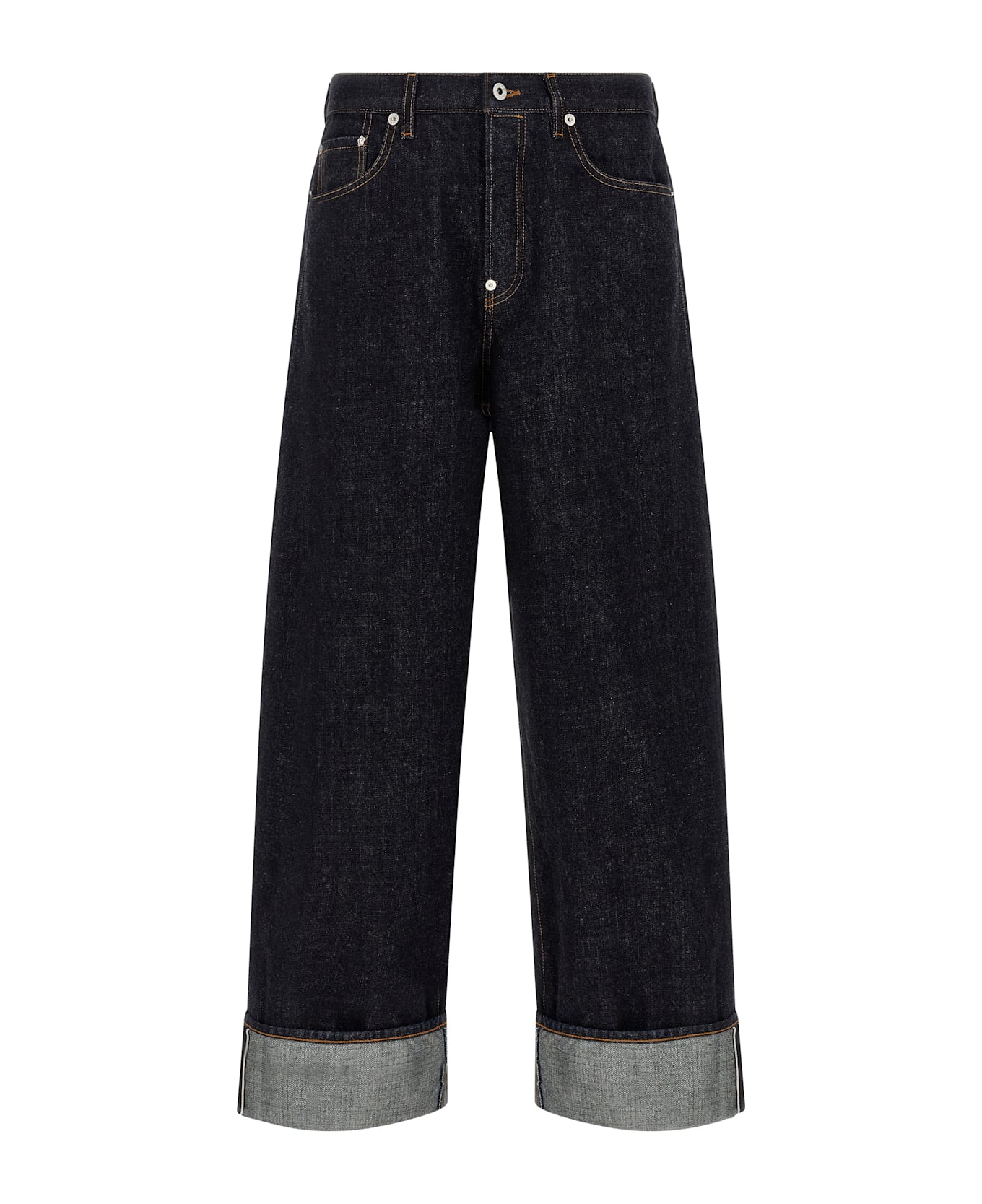 Kenzo 
turn Up
 Jeans - Blue