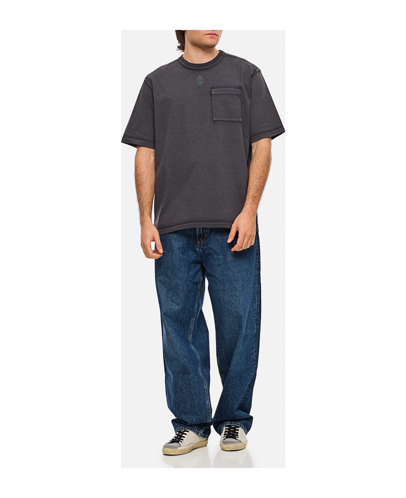 Alexander McQueen T-shirt Bleach - Black